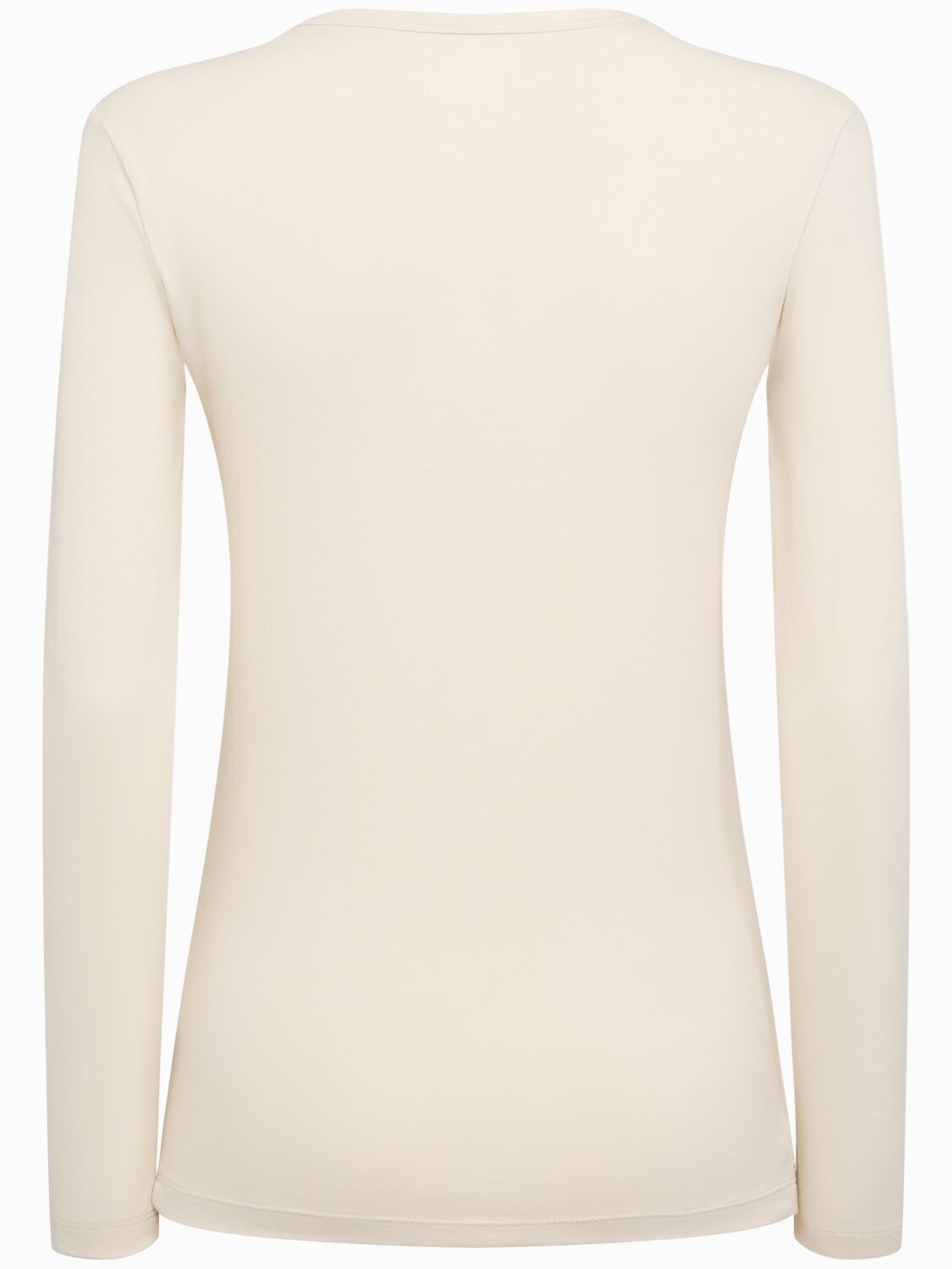 Annagreta Sofia Long-sleeve Stretch Jersey T-shirt