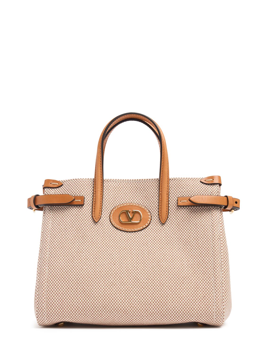 Valentino Garavani Small Antibes Canvas Top Handle Bag