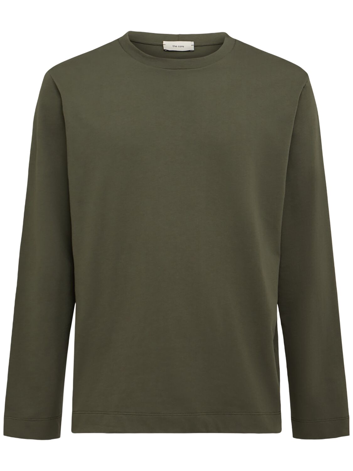 The Core Long-sleeve Cotton Jersey T-shirt