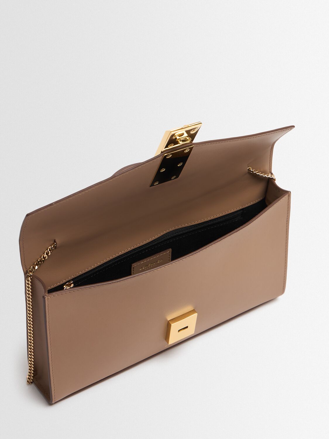 Demellier Vancouver Smooth Leather Clutch