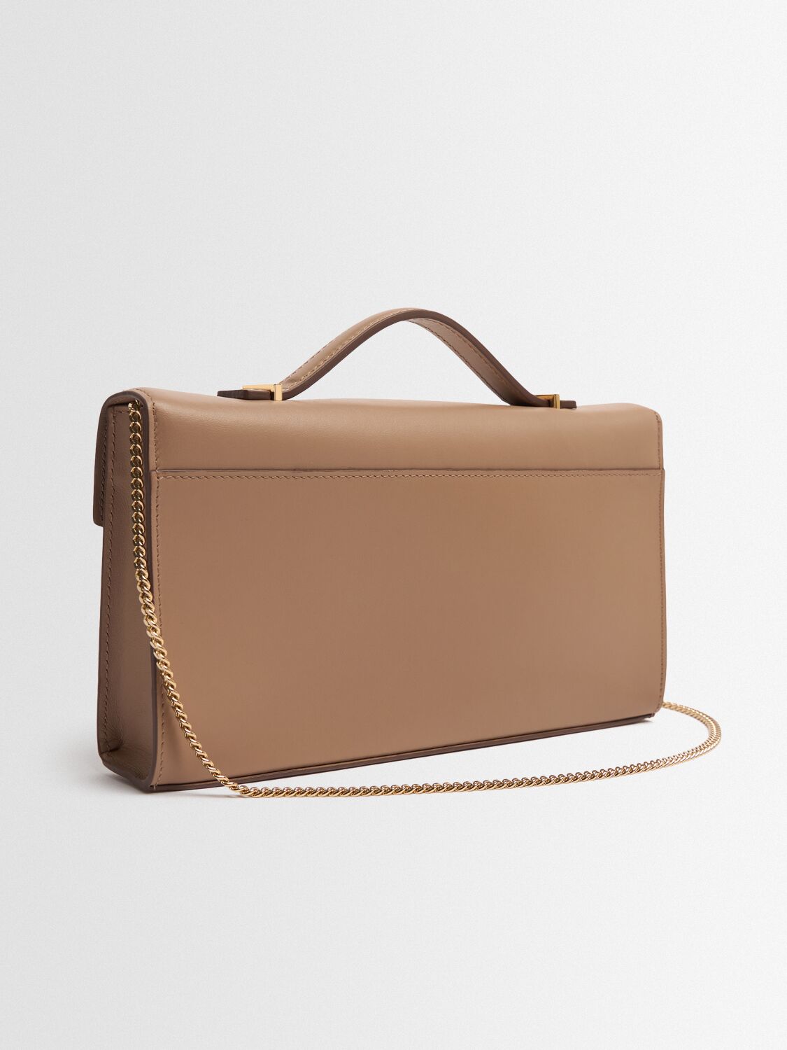 Demellier Vancouver Smooth Leather Clutch