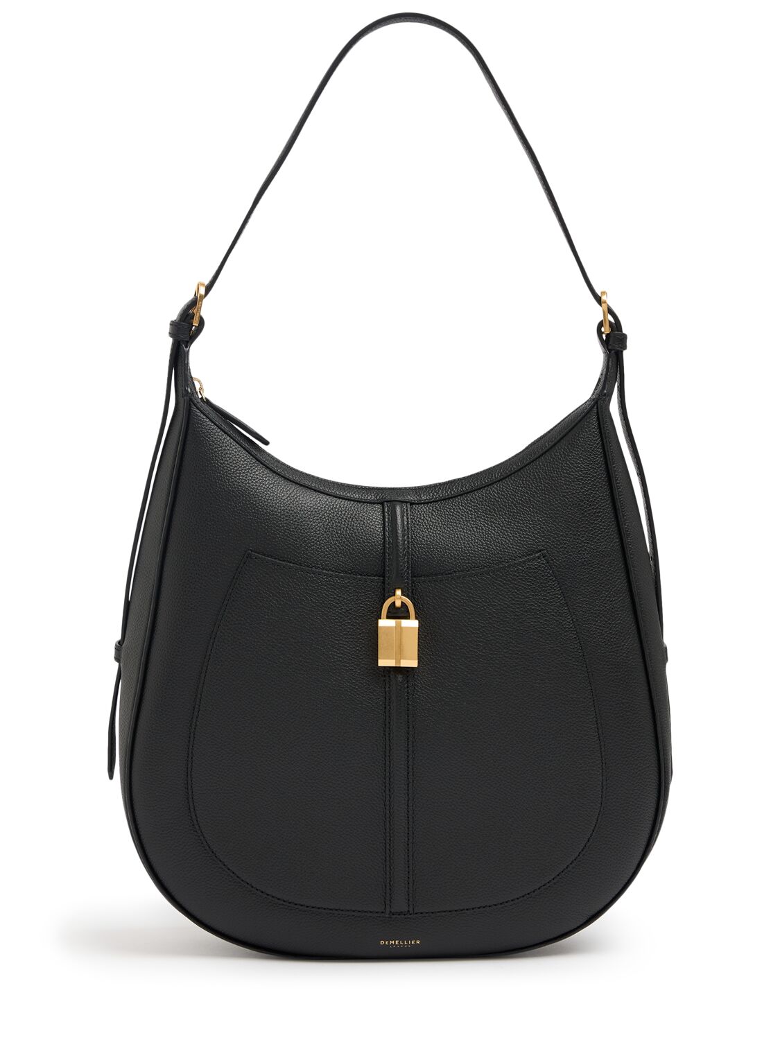 Demellier Siena Grain Leather Hobo Bag