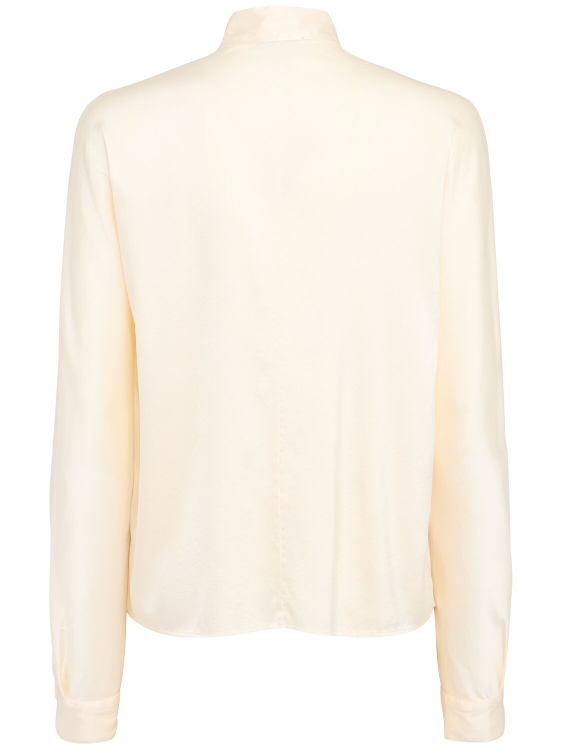 Forte Forte Heavy Stretch Silk Satin Kimono Shirt