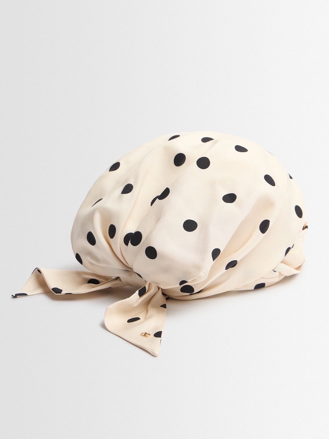 Valentino Polka Dot Printed Silk Scarf