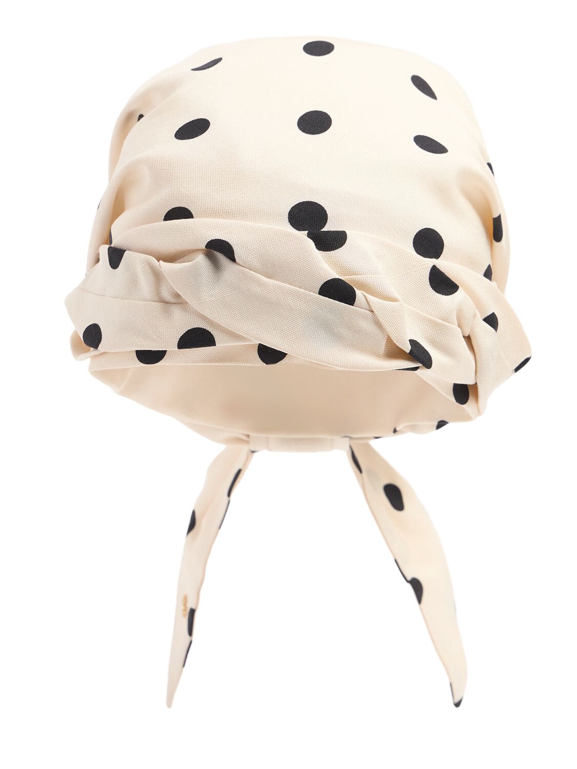 Valentino Polka Dot Printed Silk Scarf