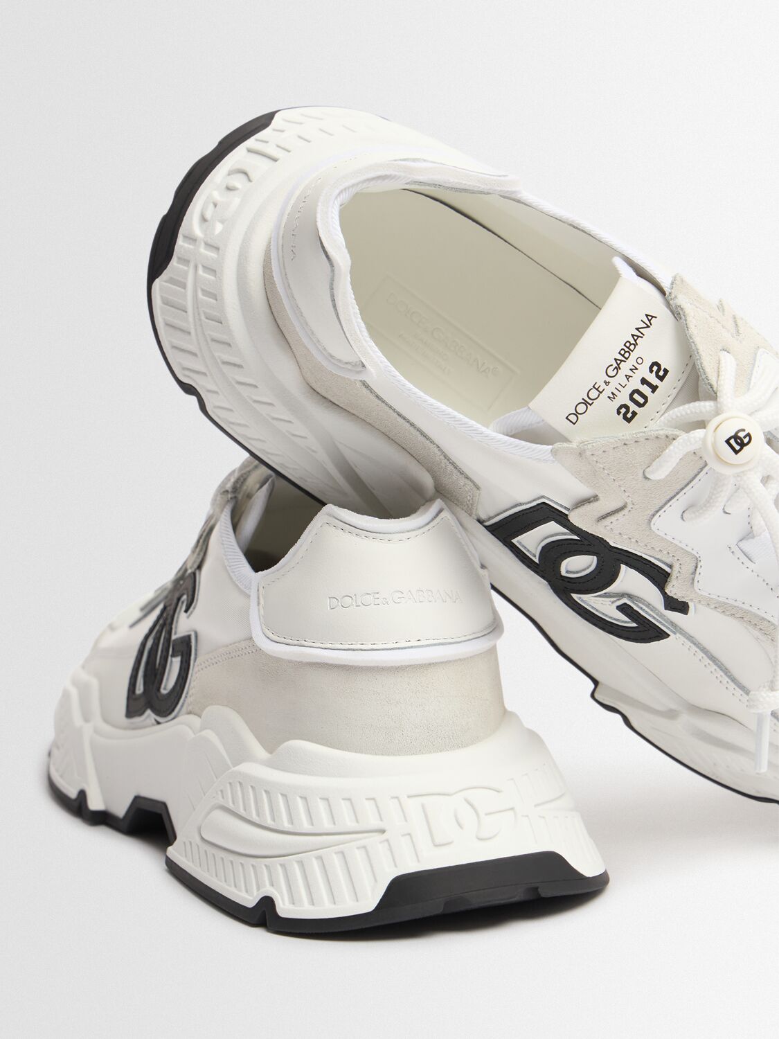 Dolce & Gabbana Logo Print Lace-up Sneakers