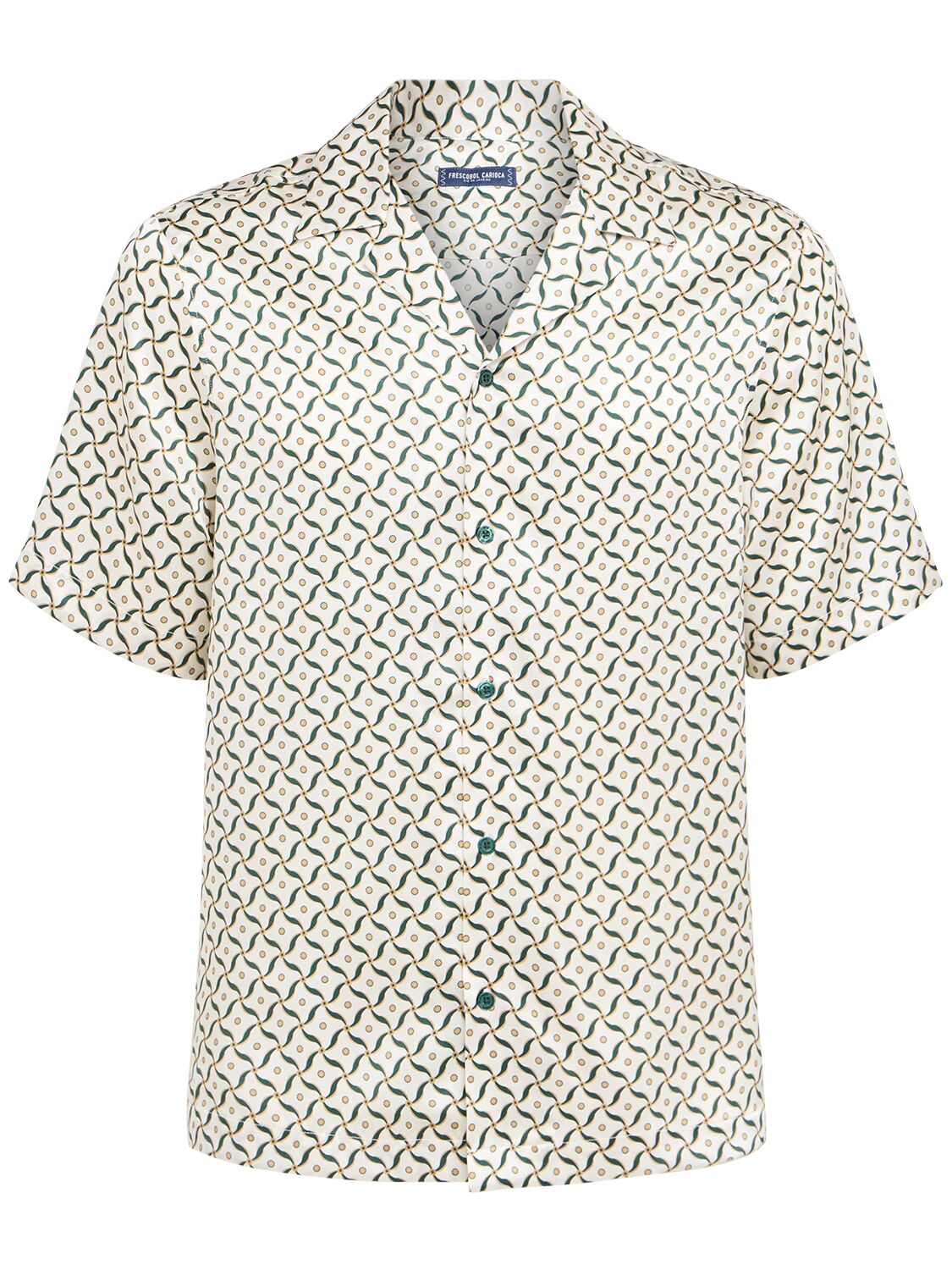 Chemise À Imprimé Lotus Roberto - FRESCOBOL CARIOCA - Modalova