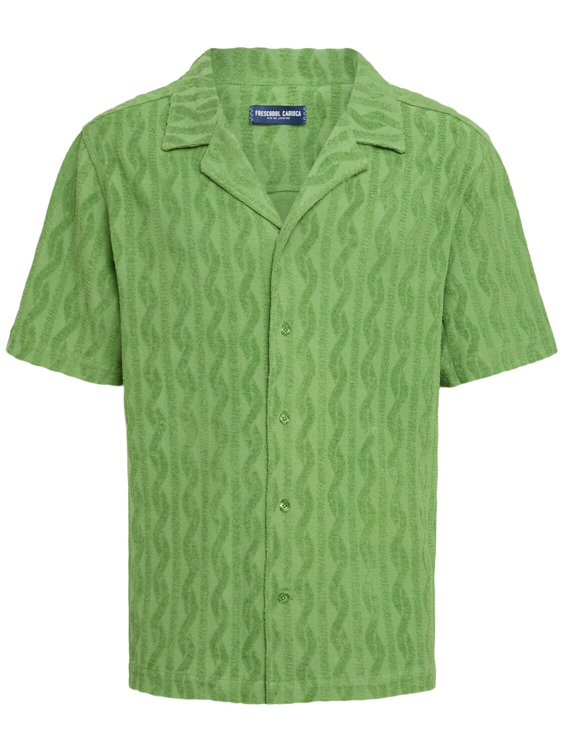 Chemise En Tissu Éponge Jacquard Roberto - FRESCOBOL CARIOCA - Modalova