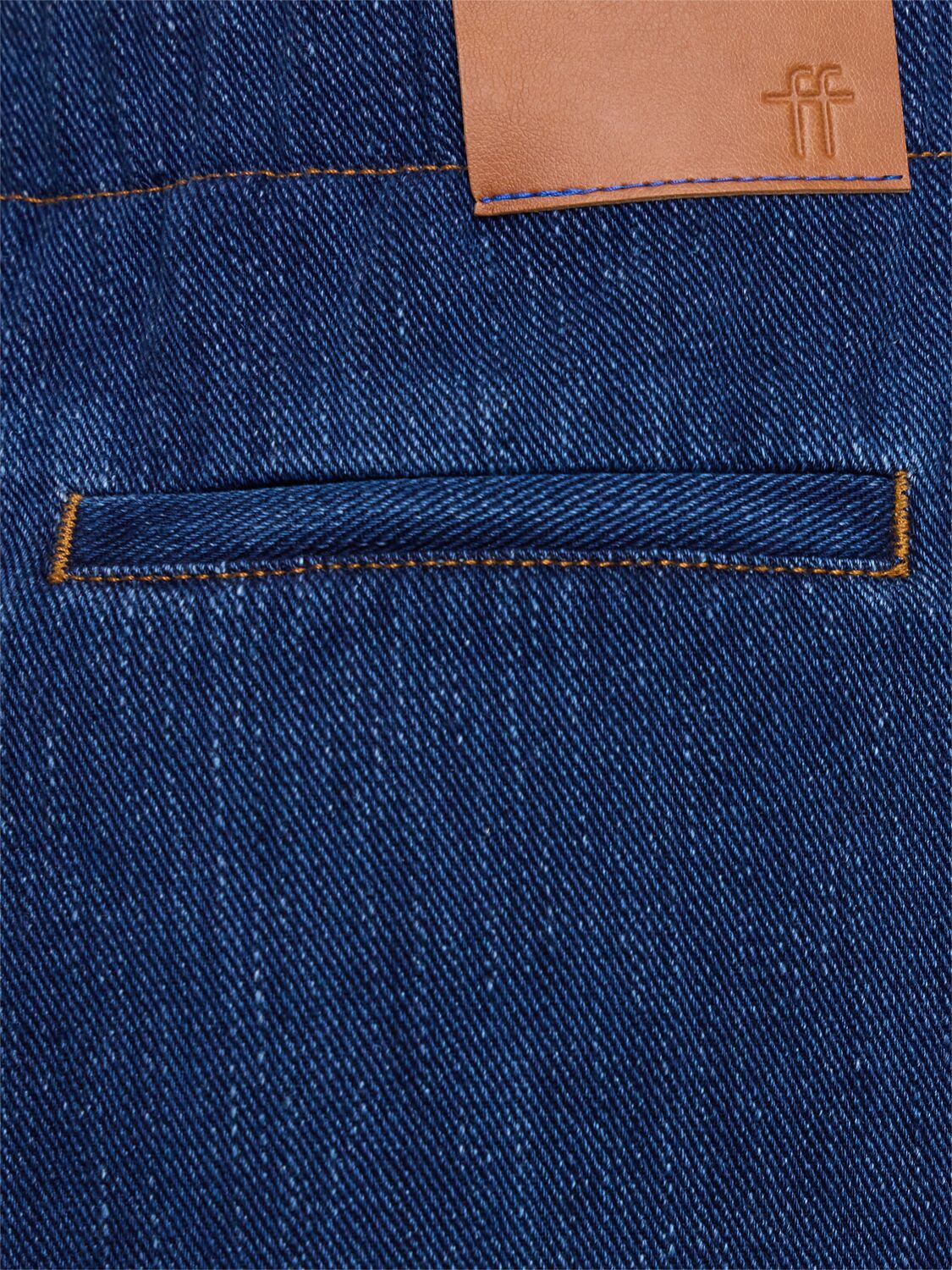 Forte Forte Cotton Denim Wide Pants