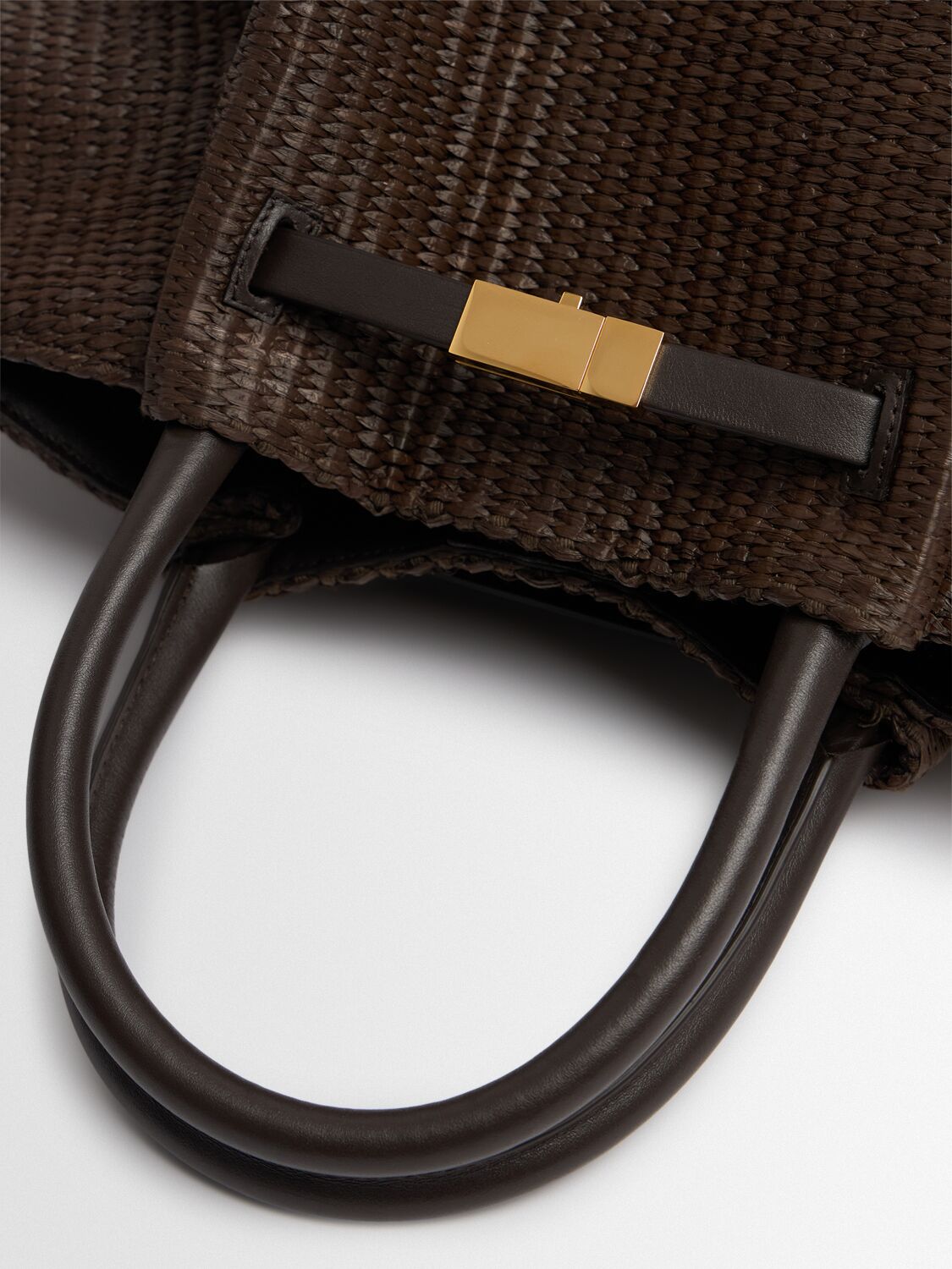 Demellier The Midi New York Raffia Bag
