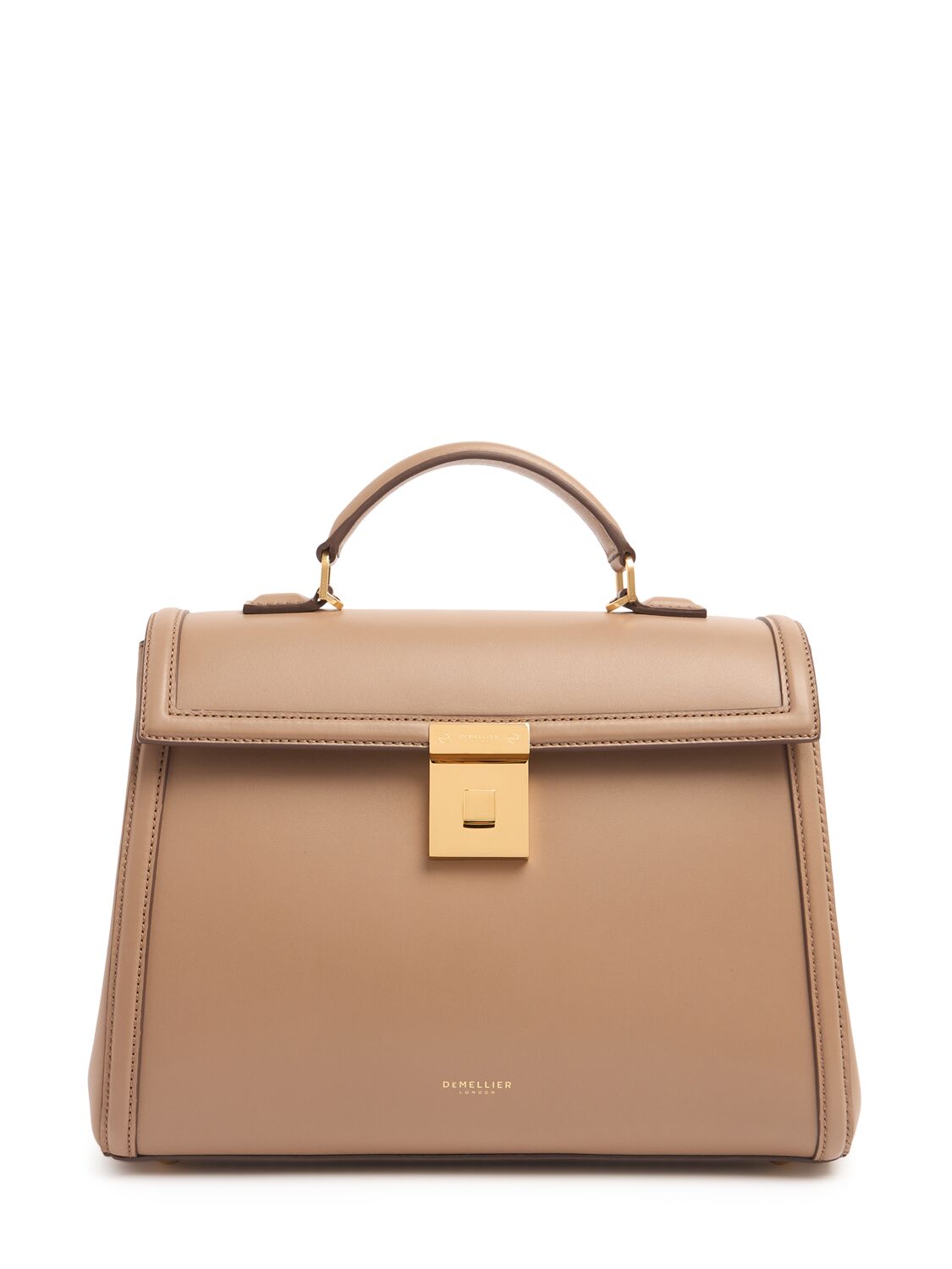 Demellier Midi Paris Smooth Leather Top Handle Bag