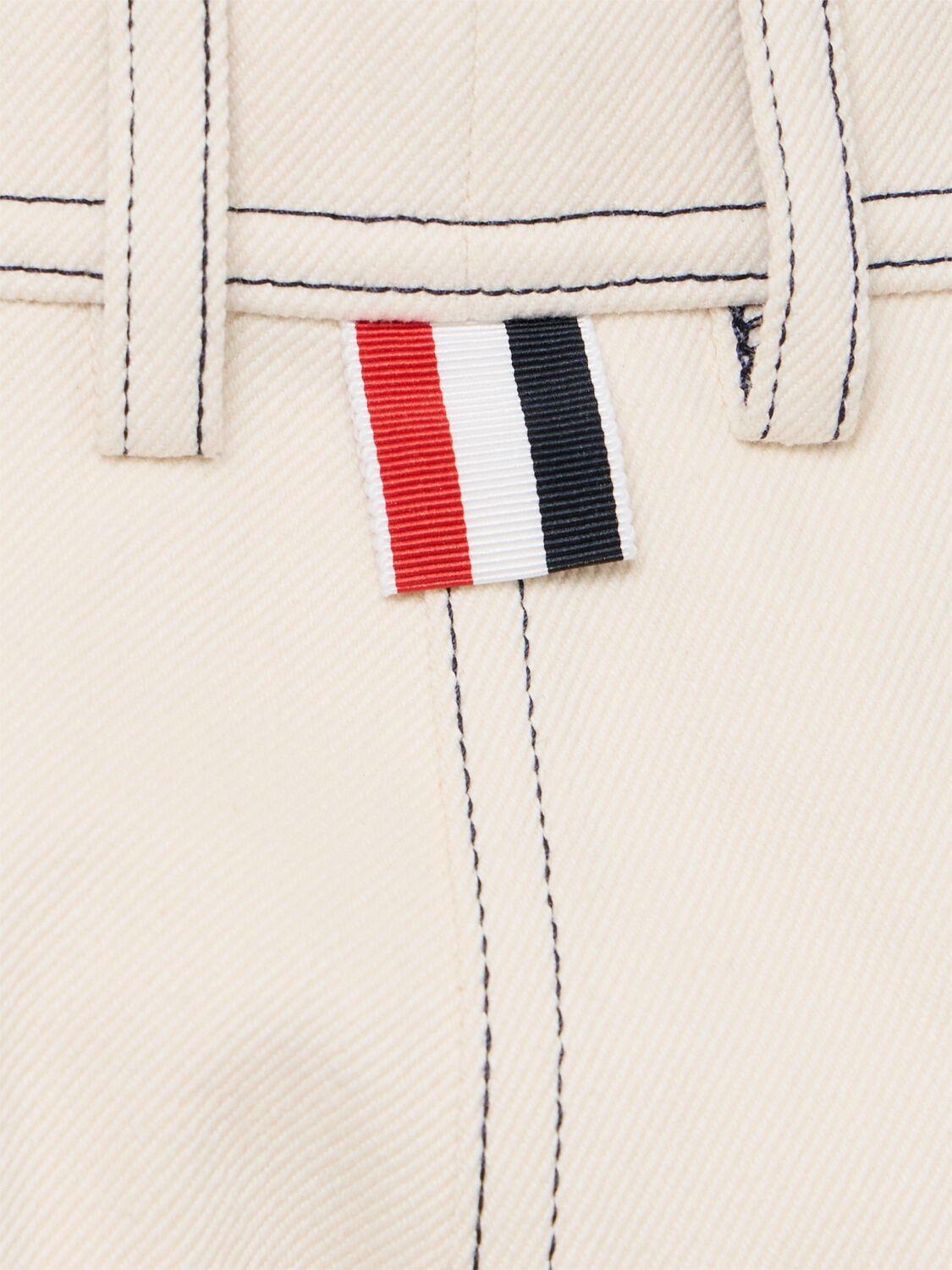 Thom Browne Selvedge Denim Wide Leg Pants