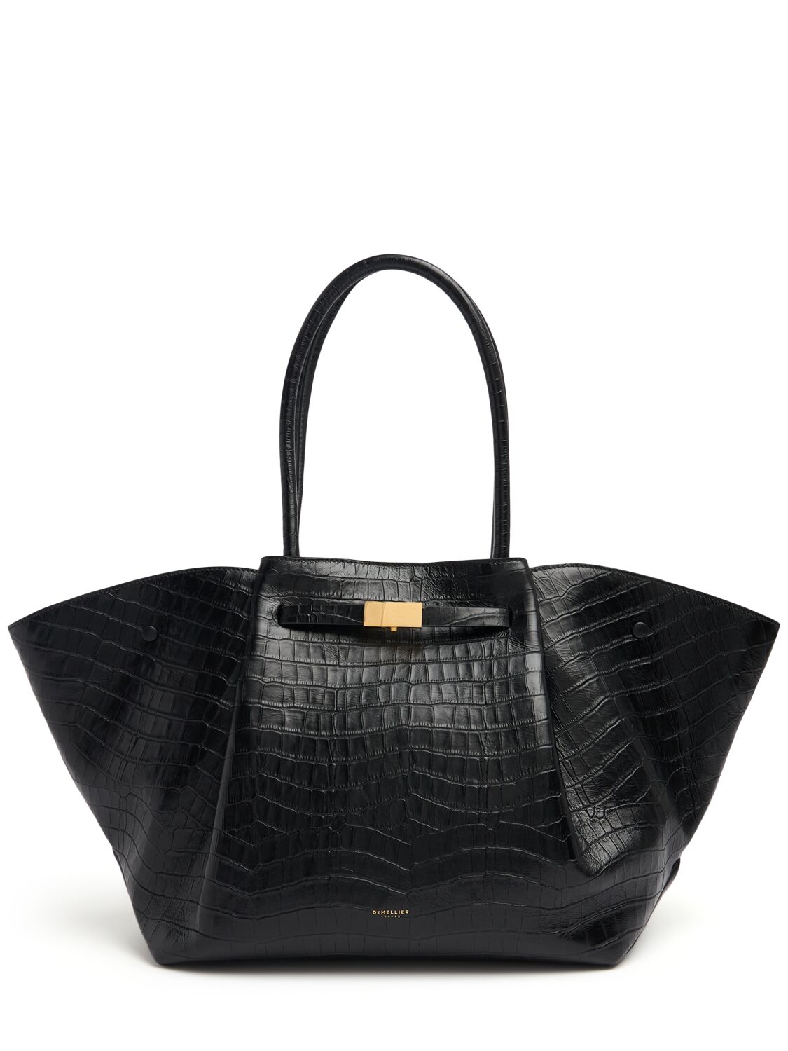 Demellier New York Embossed Leather Tote Bag