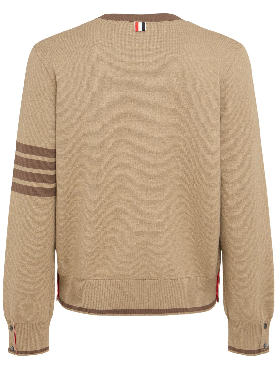 Thom Browne Milano Stitch Cotton Crewneck Sweater