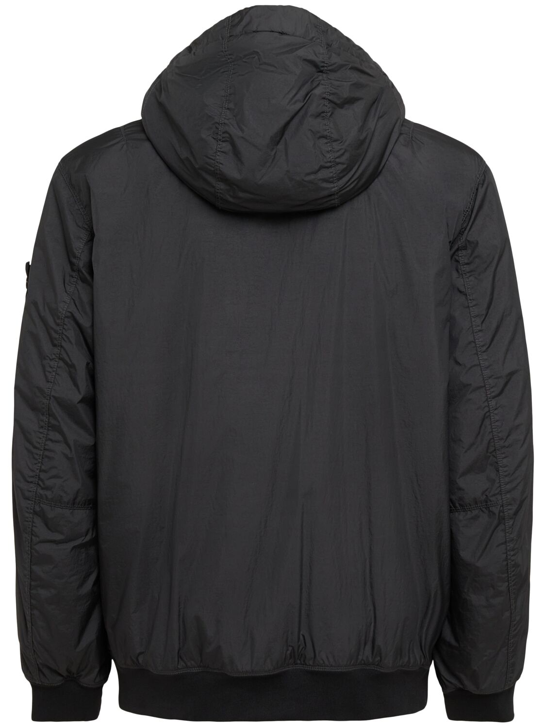 Stone Island 4100013 Padded Nylon Windbreaker In Black