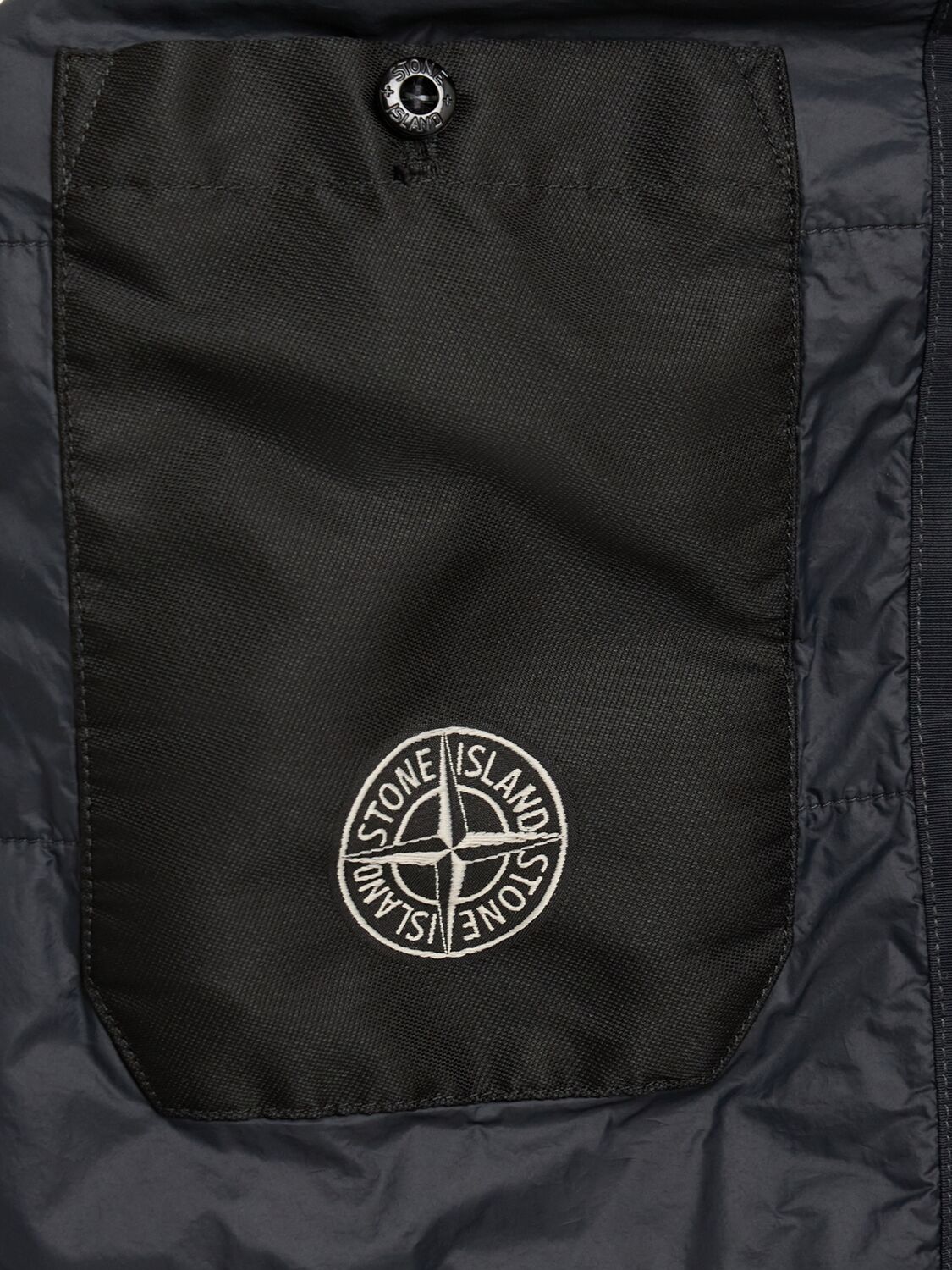 Stone Island 4100013 Padded Nylon Windbreaker In Black