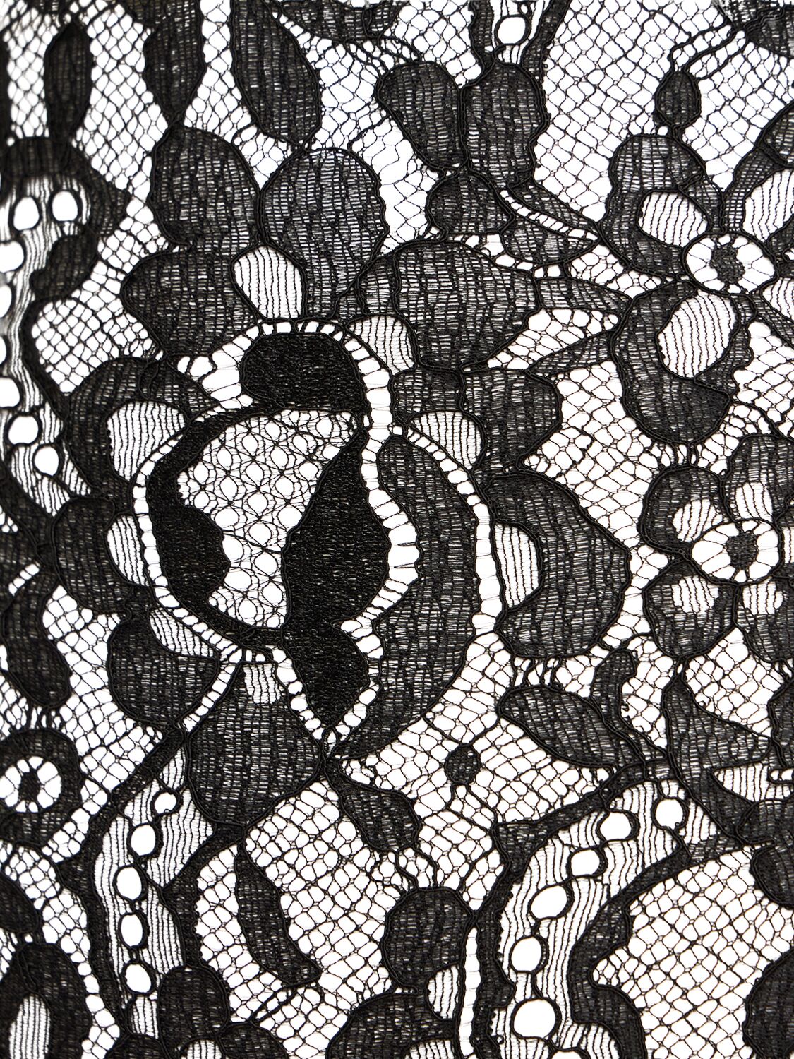 Valentino Turtleneck Long Sleeve Lace Bodysuit