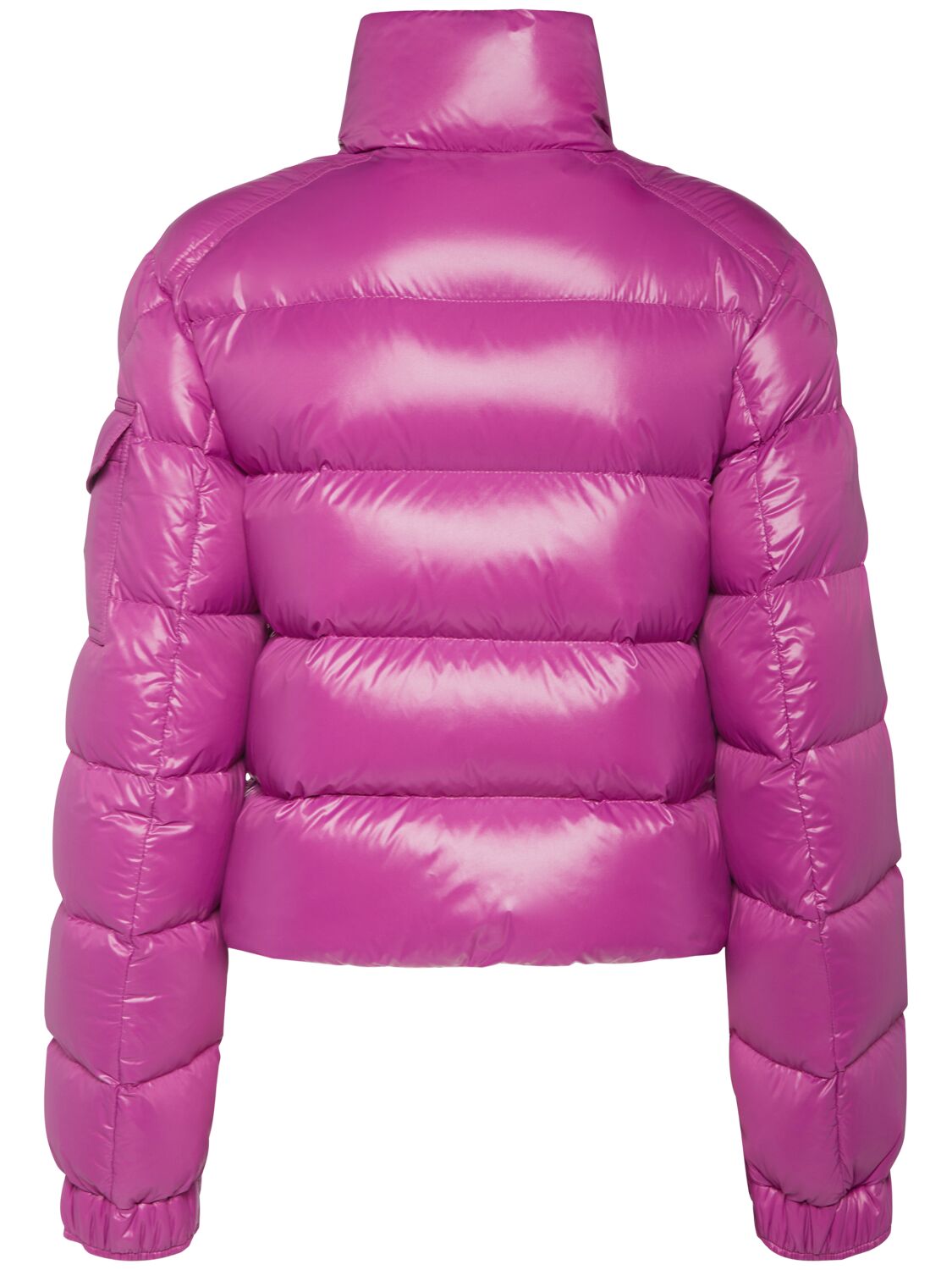 Moncler Petra Nylon Short Down Jacket In Purple