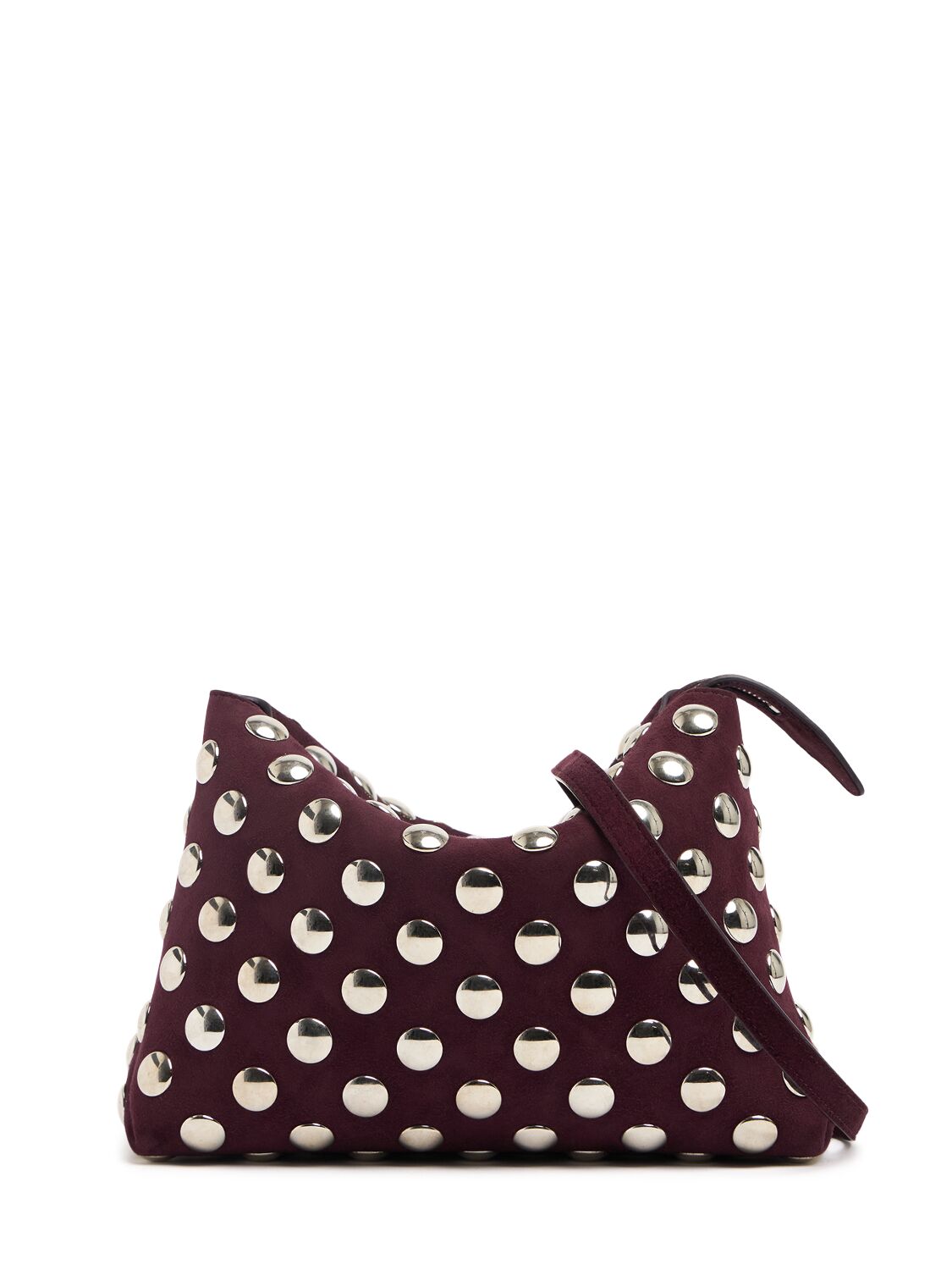 Khaite Medium Lina Leather Crossbody W/ Studs