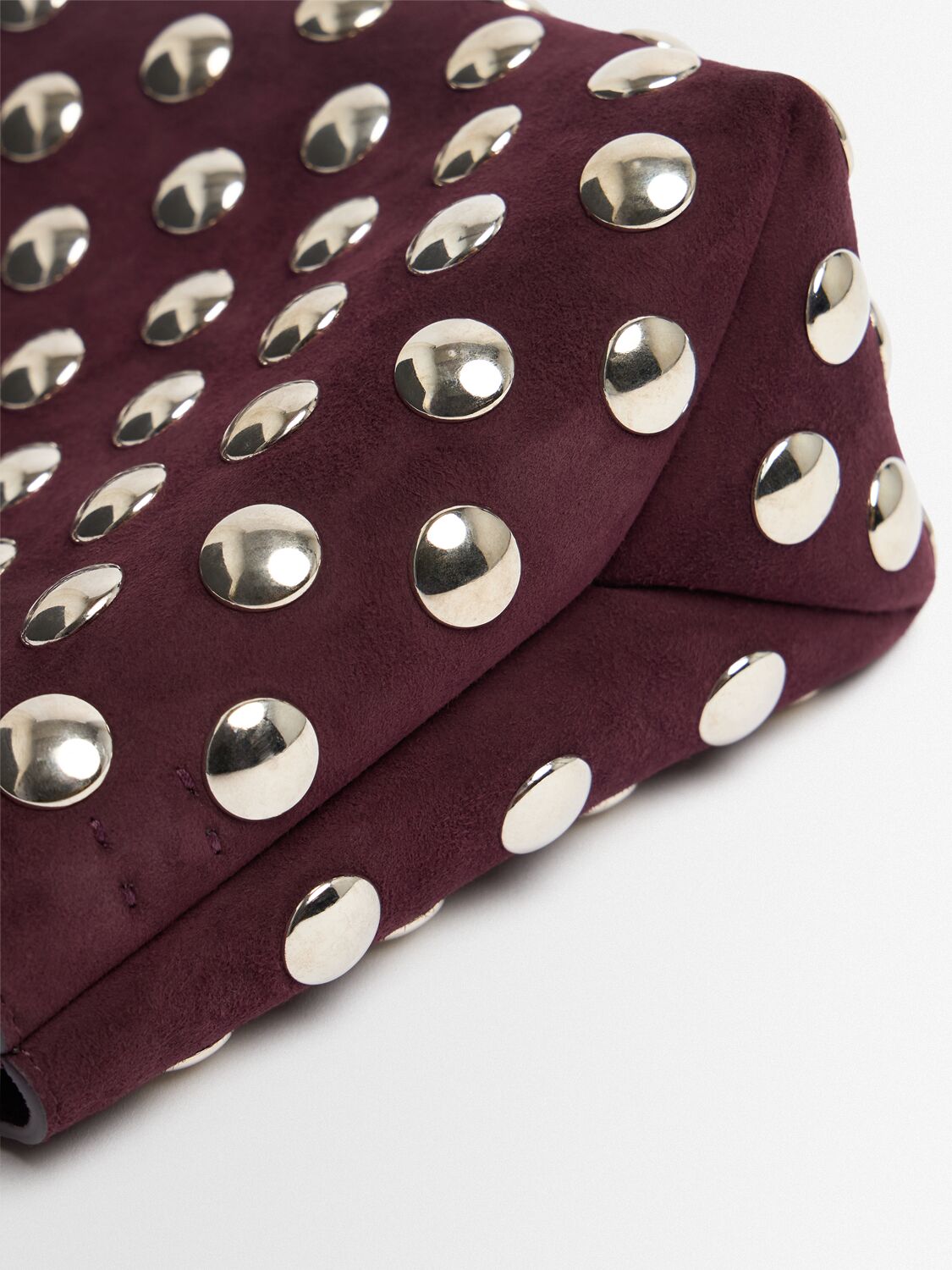 Khaite Medium Lina Leather Crossbody W/ Studs