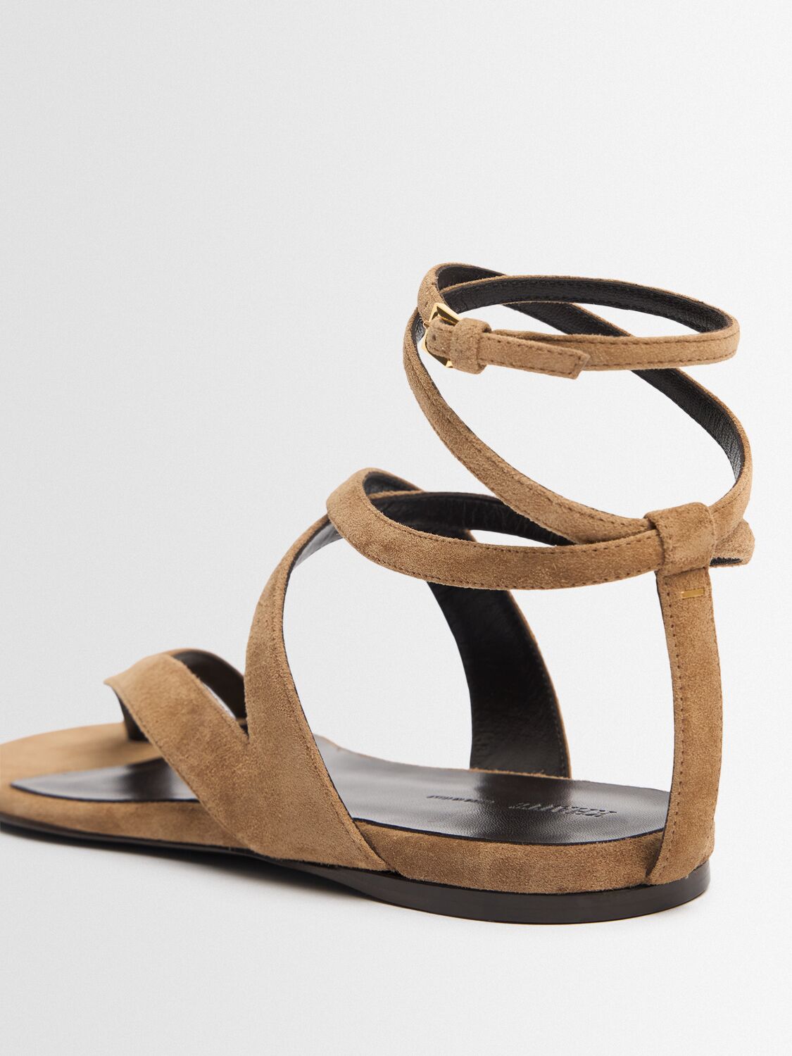Khaite 10mm Aimee Suede Thong Sandals