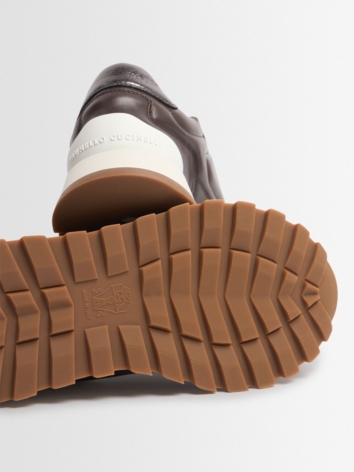 Brunello Cucinelli Leather Lace-up Sneakers