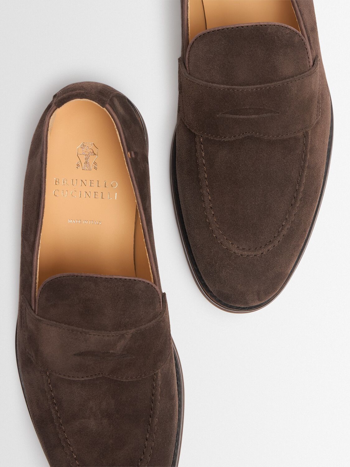 Brunello Cucinelli Suede Loafers