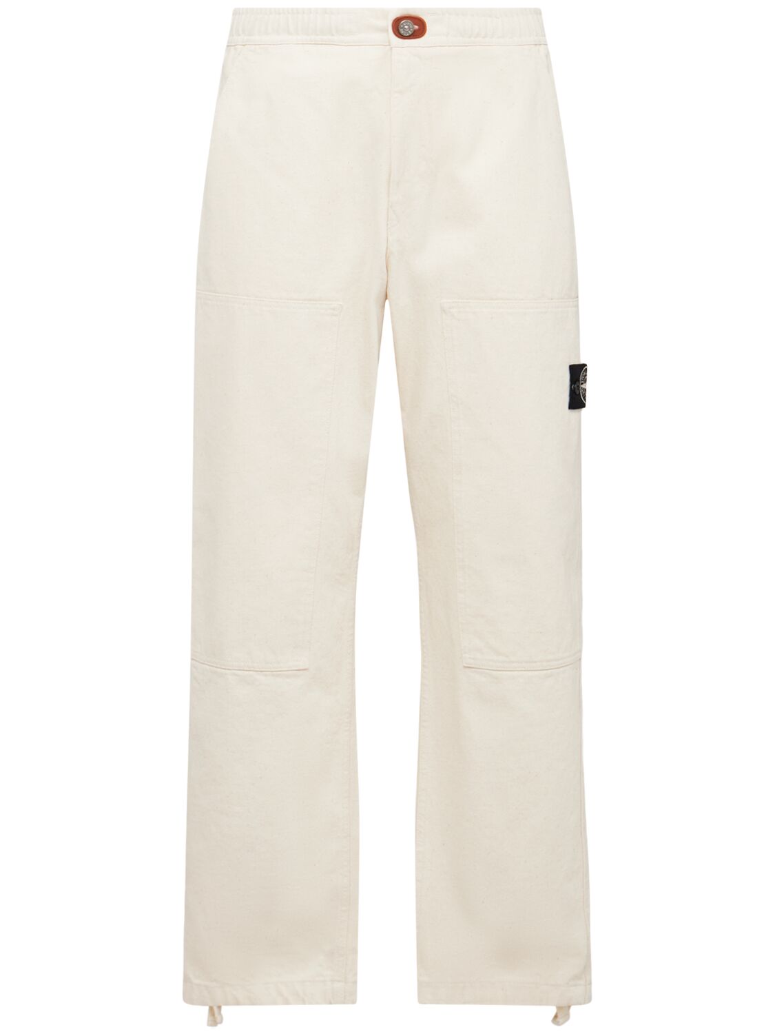 Pantalon En Gabardine De Coton - STONE ISLAND - Modalova