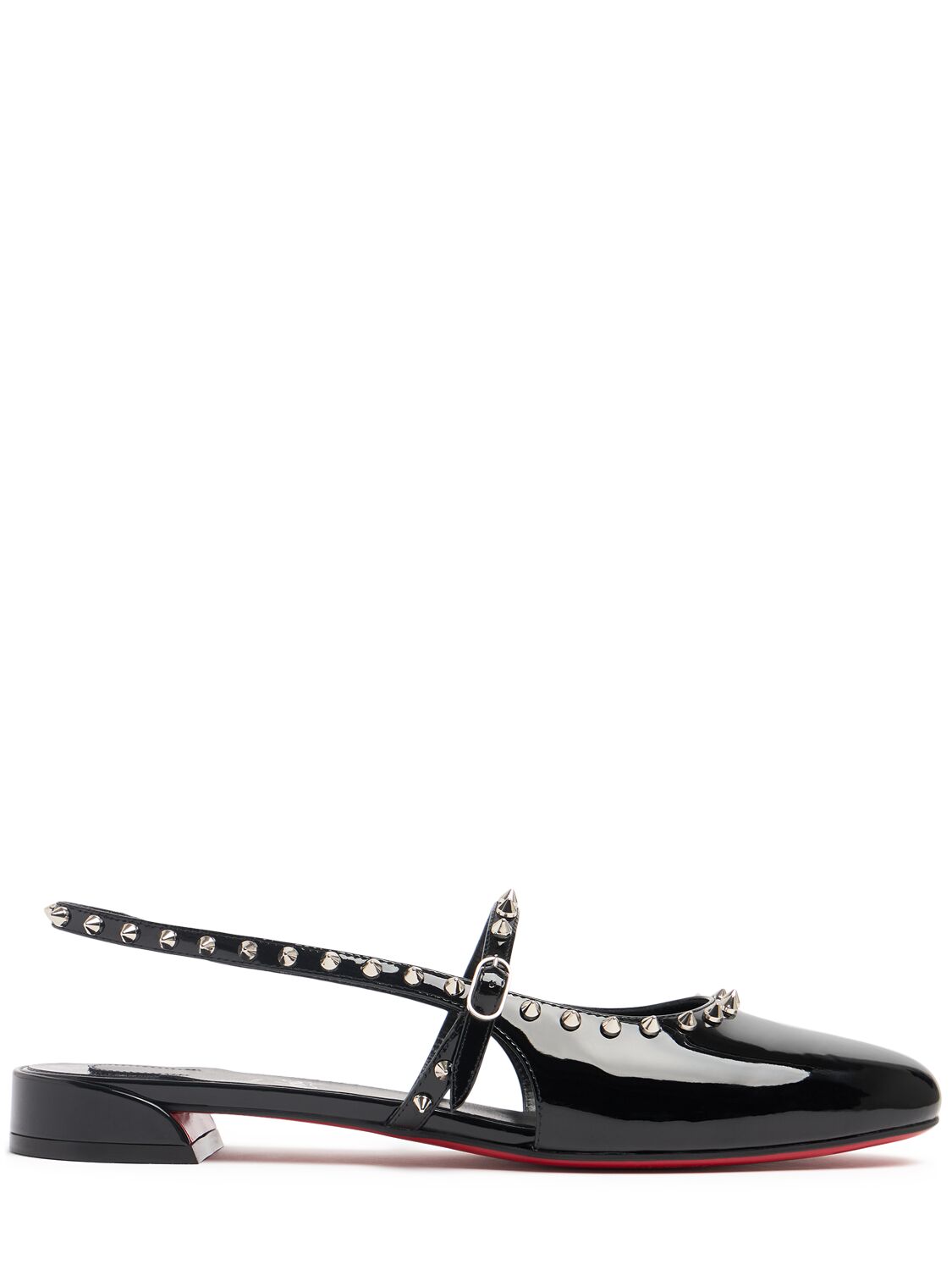 Christian Louboutin 10mm Sweet Janispikes Mary Jane Flats