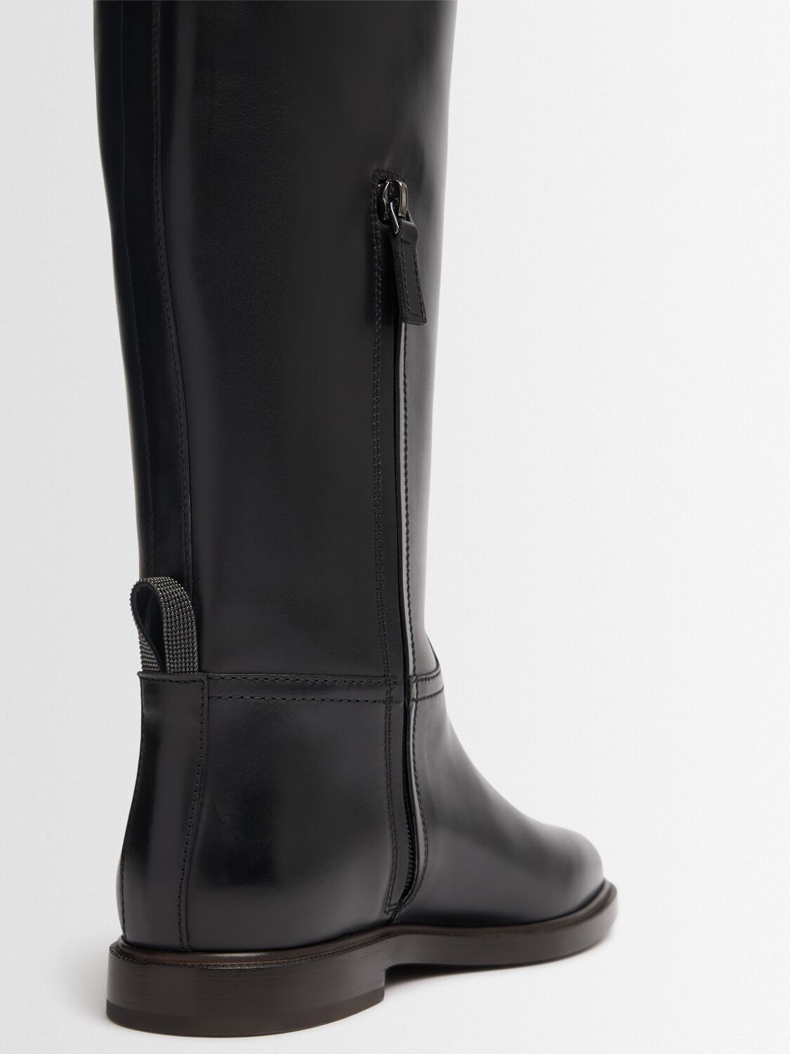 Brunello Cucinelli Leather Tall Boots