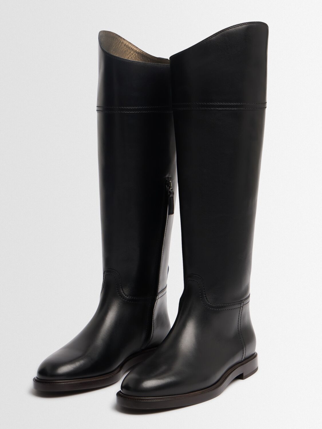 Brunello Cucinelli Leather Tall Boots