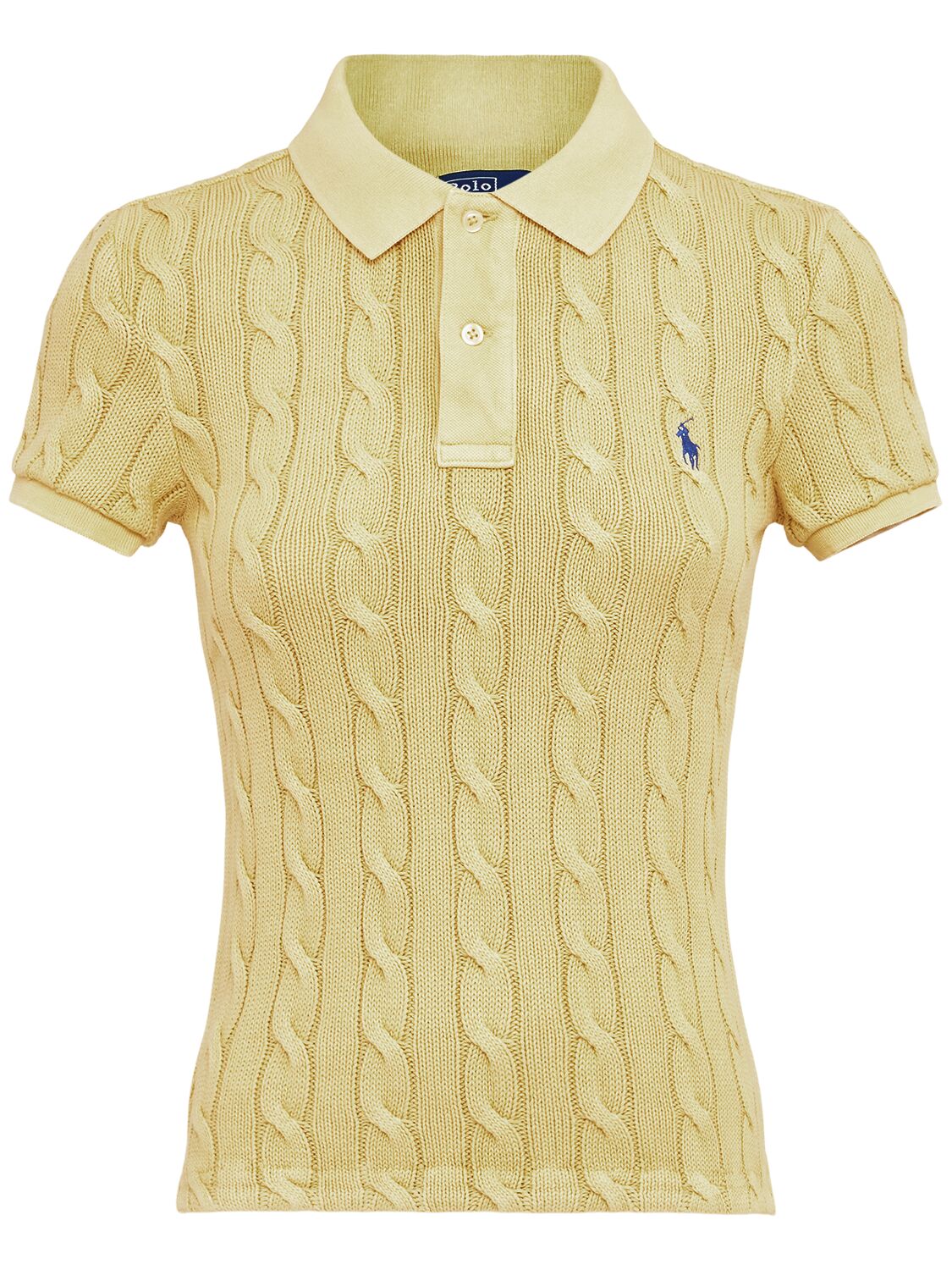 Polo Manches Courtes En Maille De Coton À Logo - POLO RALPH LAUREN - Modalova