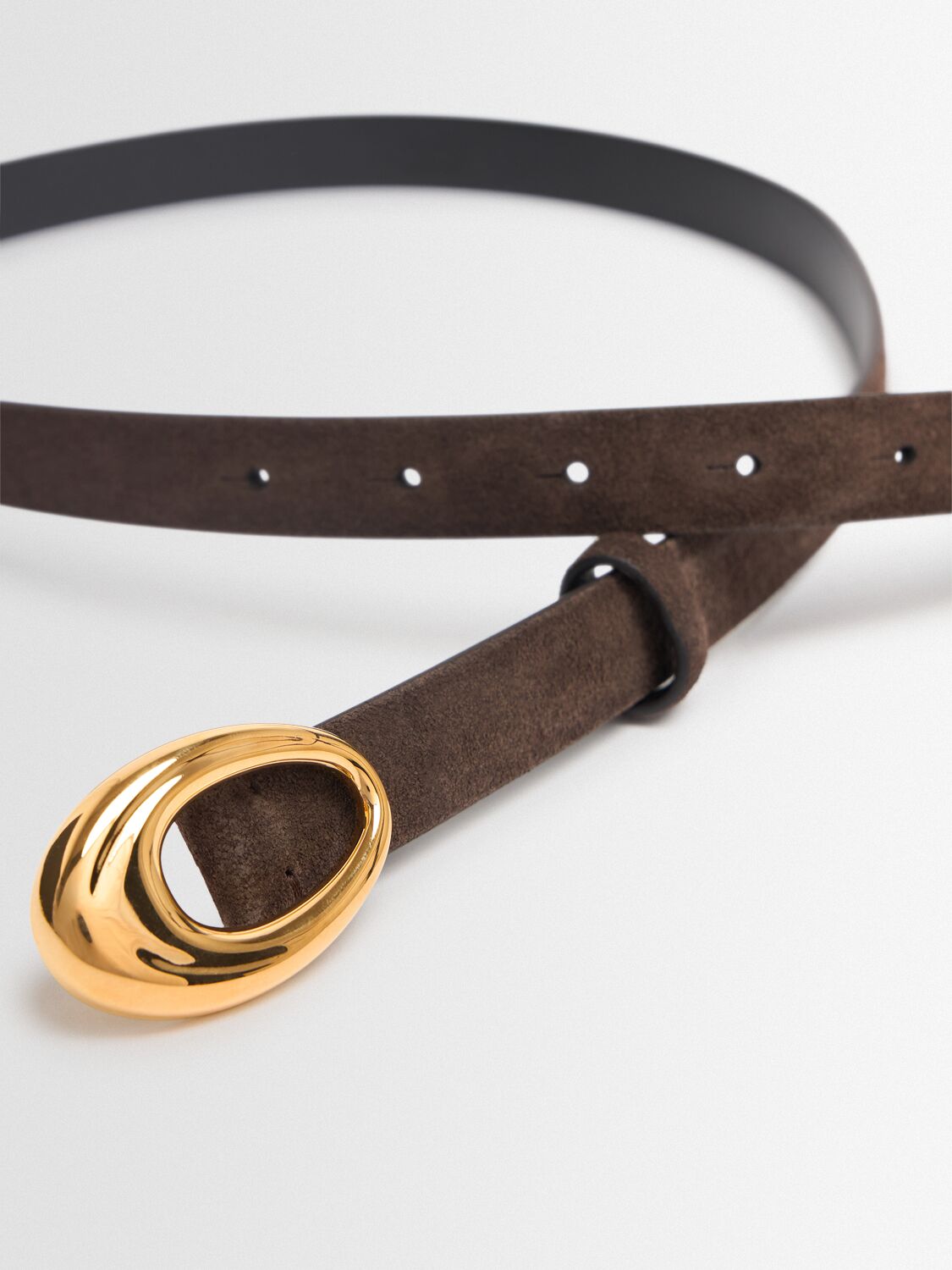 Khaite Olivia Suede Belt