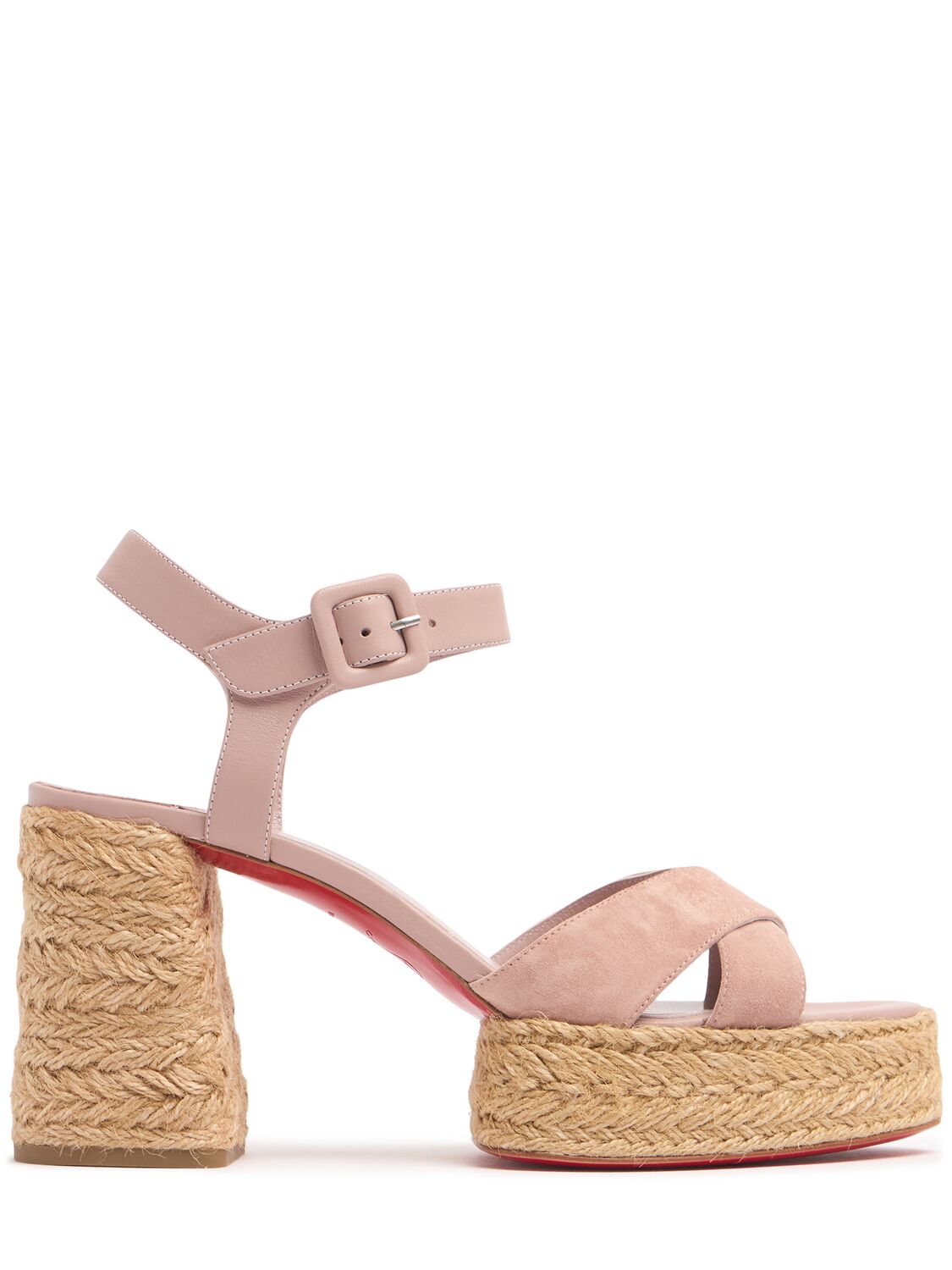 Christian Louboutin 70mm Calakala Suede & Leather Sandals