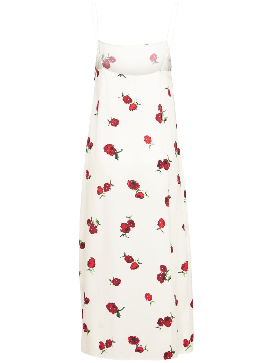 Khaite Sicily Printed Silk Midi Dress