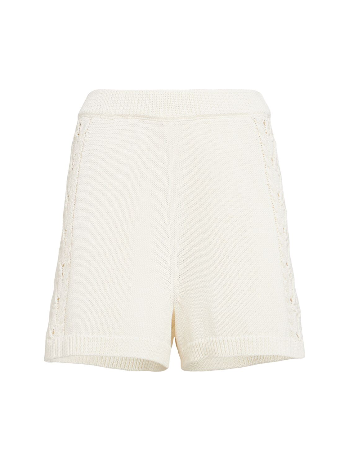 Andel Embroidered Knit Shorts