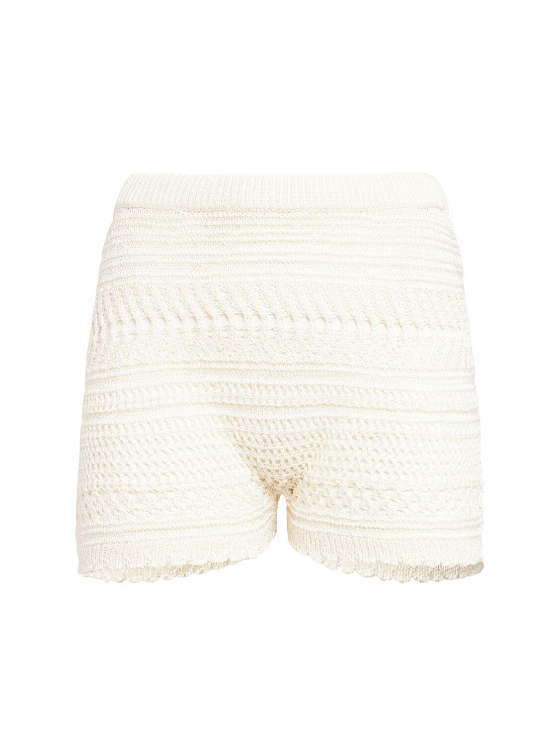 Shiny Crochet Shorts