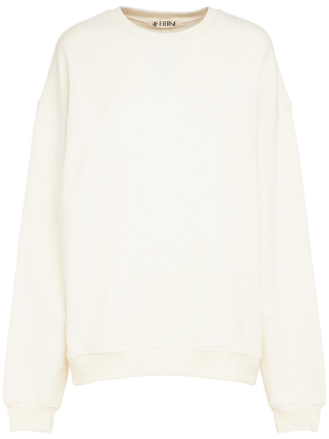 Éterne Cotton Blend Crewneck Sweatshirt