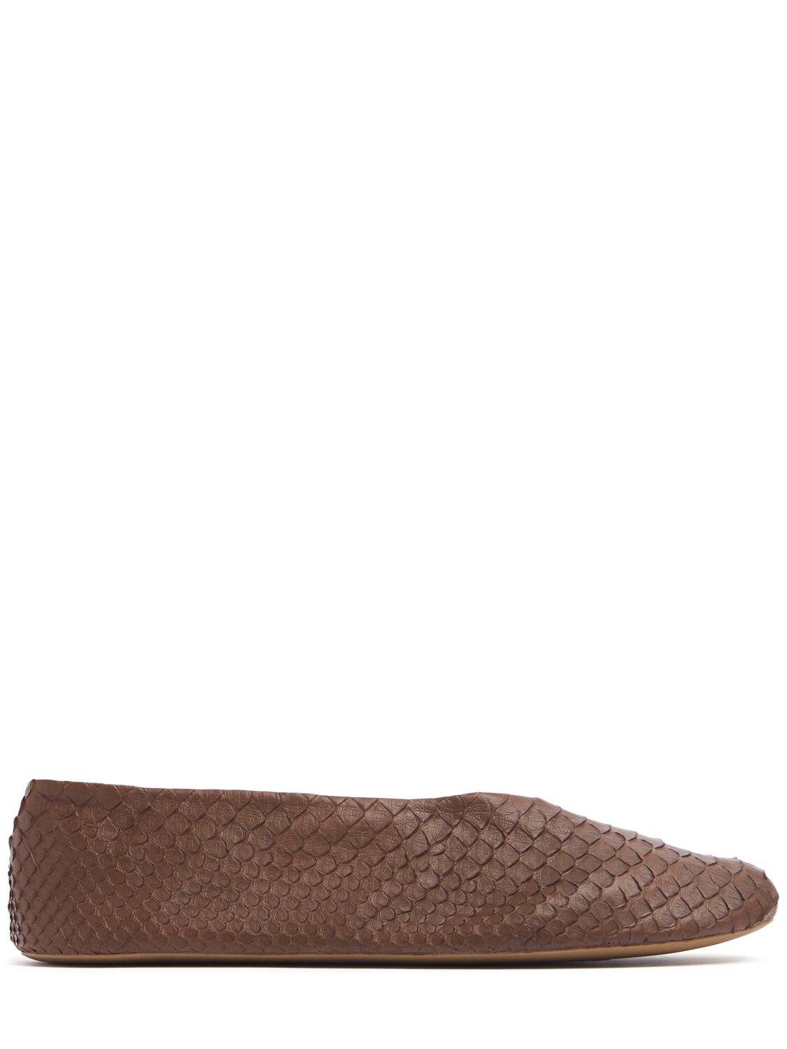 Chaussures Plates En Python Stella - THE ROW - Modalova