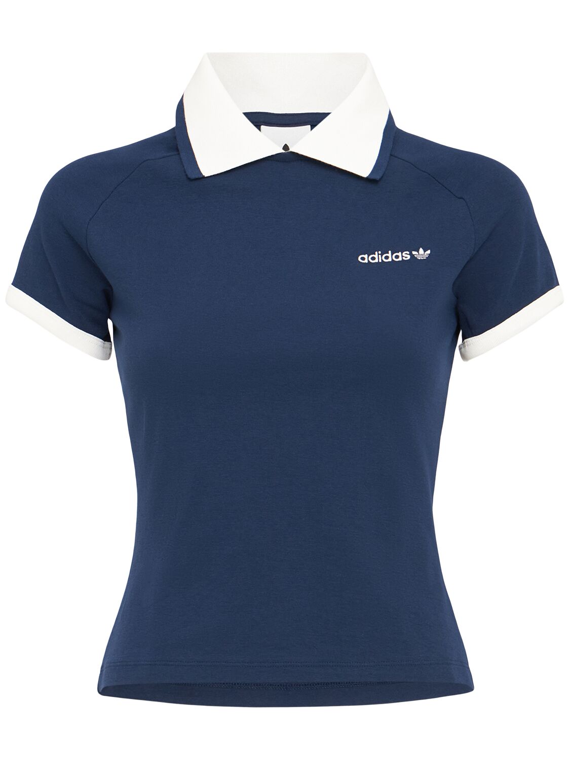 Short Sleeved Stretch Cotton Polo