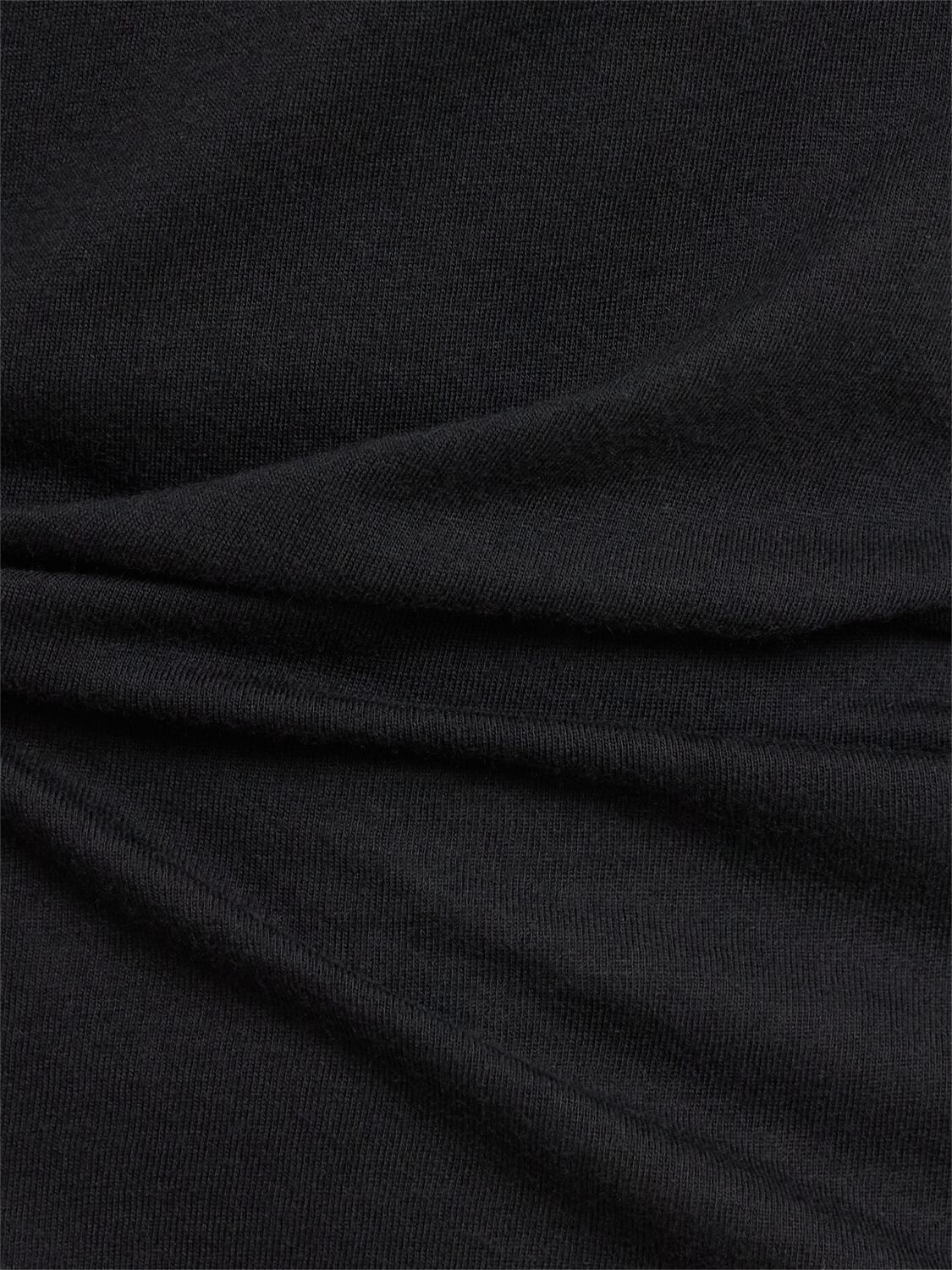 Éterne Fitted Short Sleeve Cotton Blend T-shirt