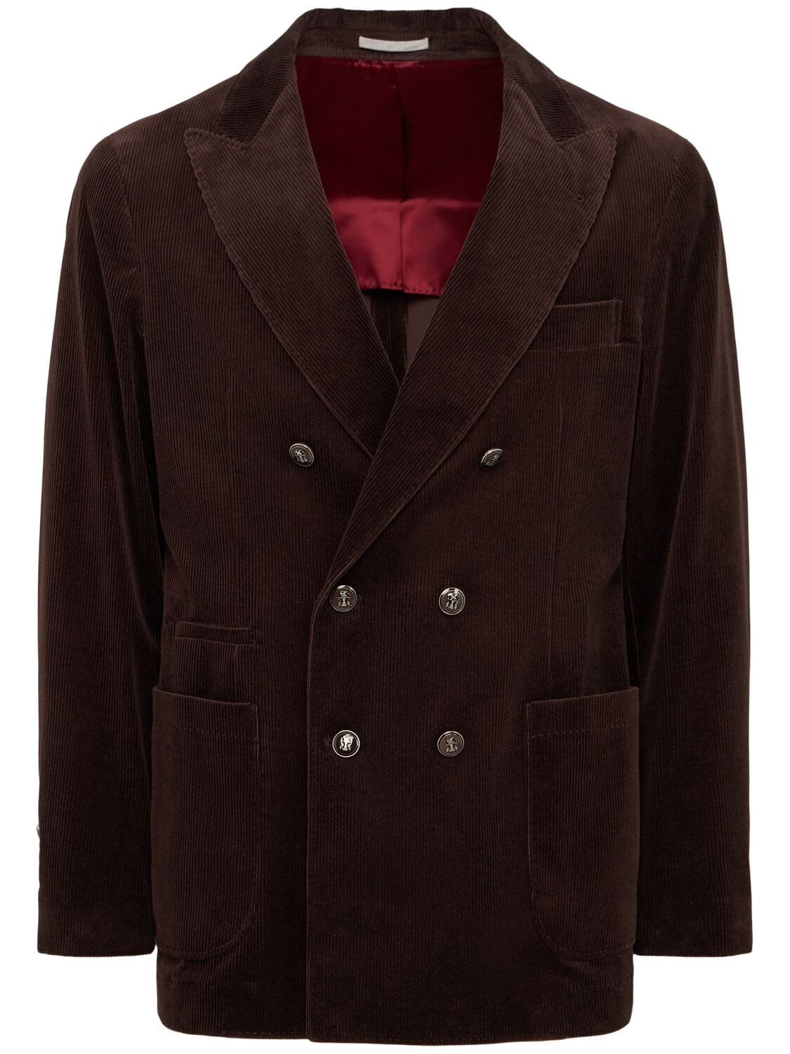 Double Breast Corduroy Blazer