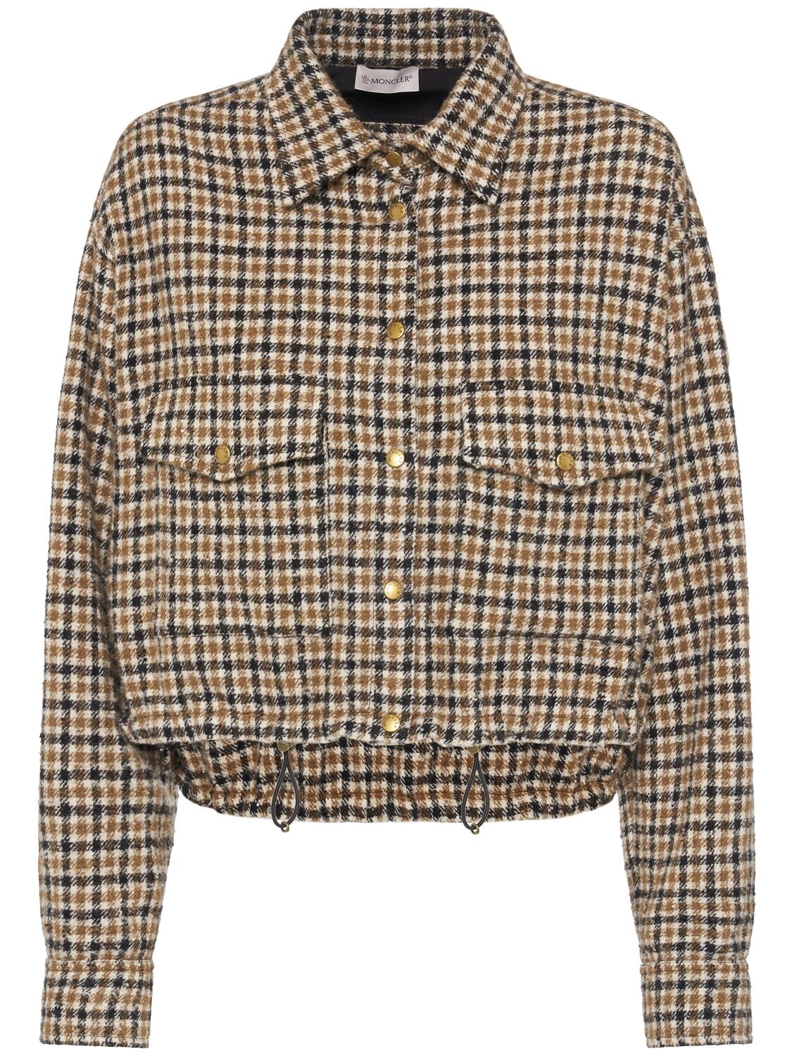 Wool Blend Check Shirt