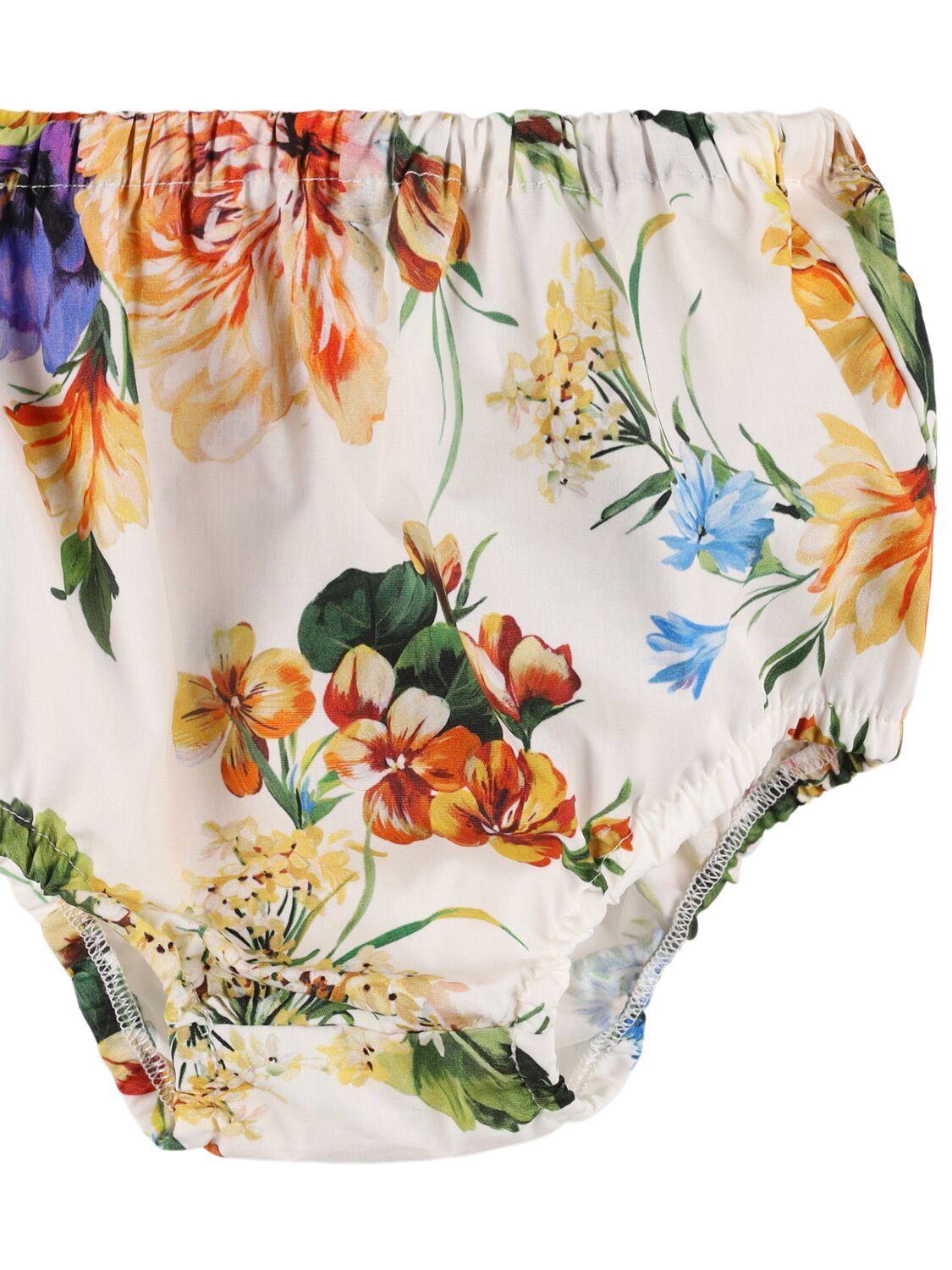 Dolce & Gabbana Printed Cotton Poplin Dress