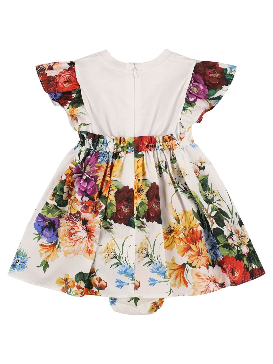 Dolce & Gabbana Printed Cotton Poplin Dress