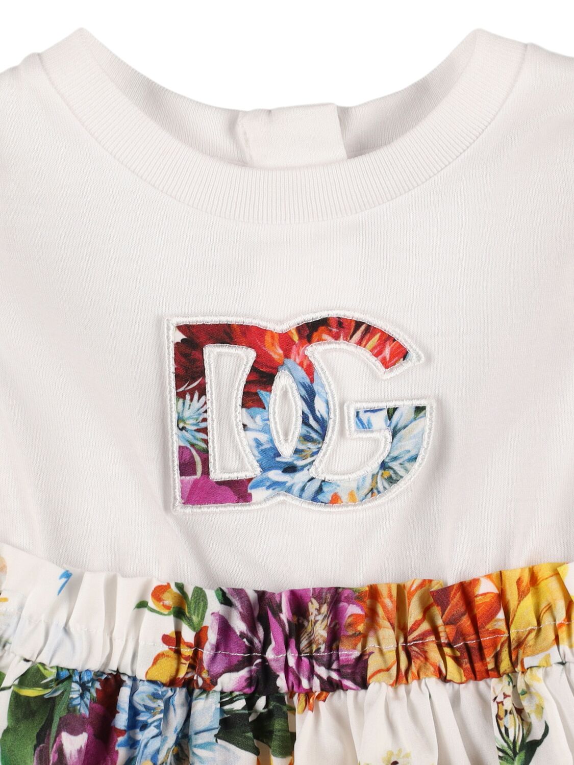 Dolce & Gabbana Printed Cotton Poplin Dress