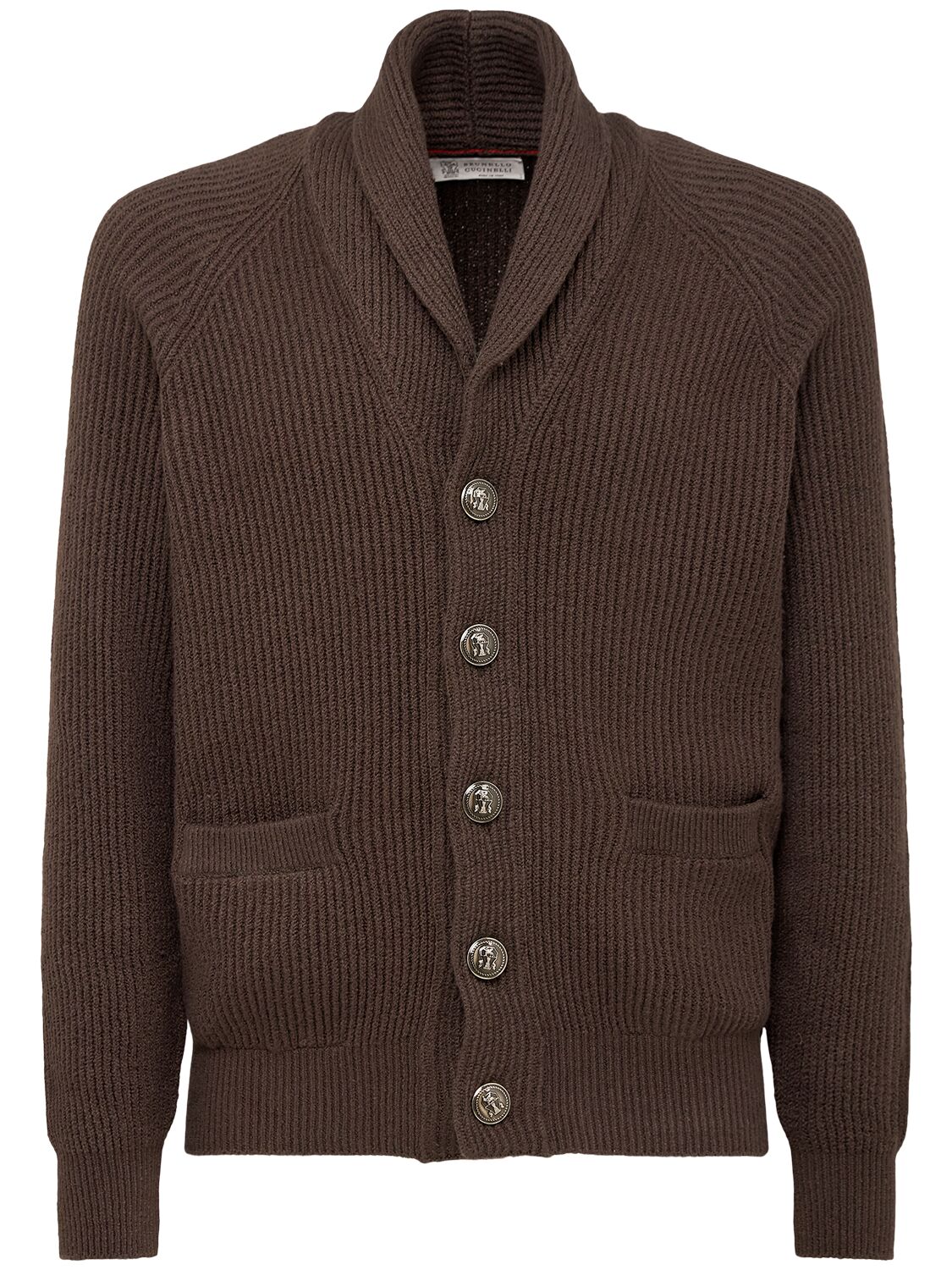 Cardigan En Coton - BRUNELLO CUCINELLI - Modalova