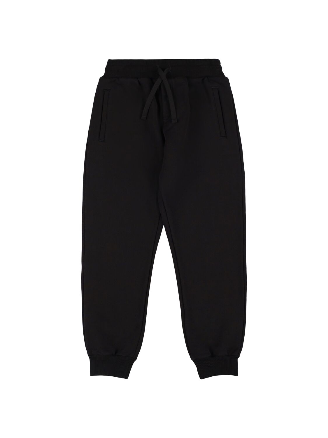 Dolce & Gabbana Cotton Sweatpants In Black