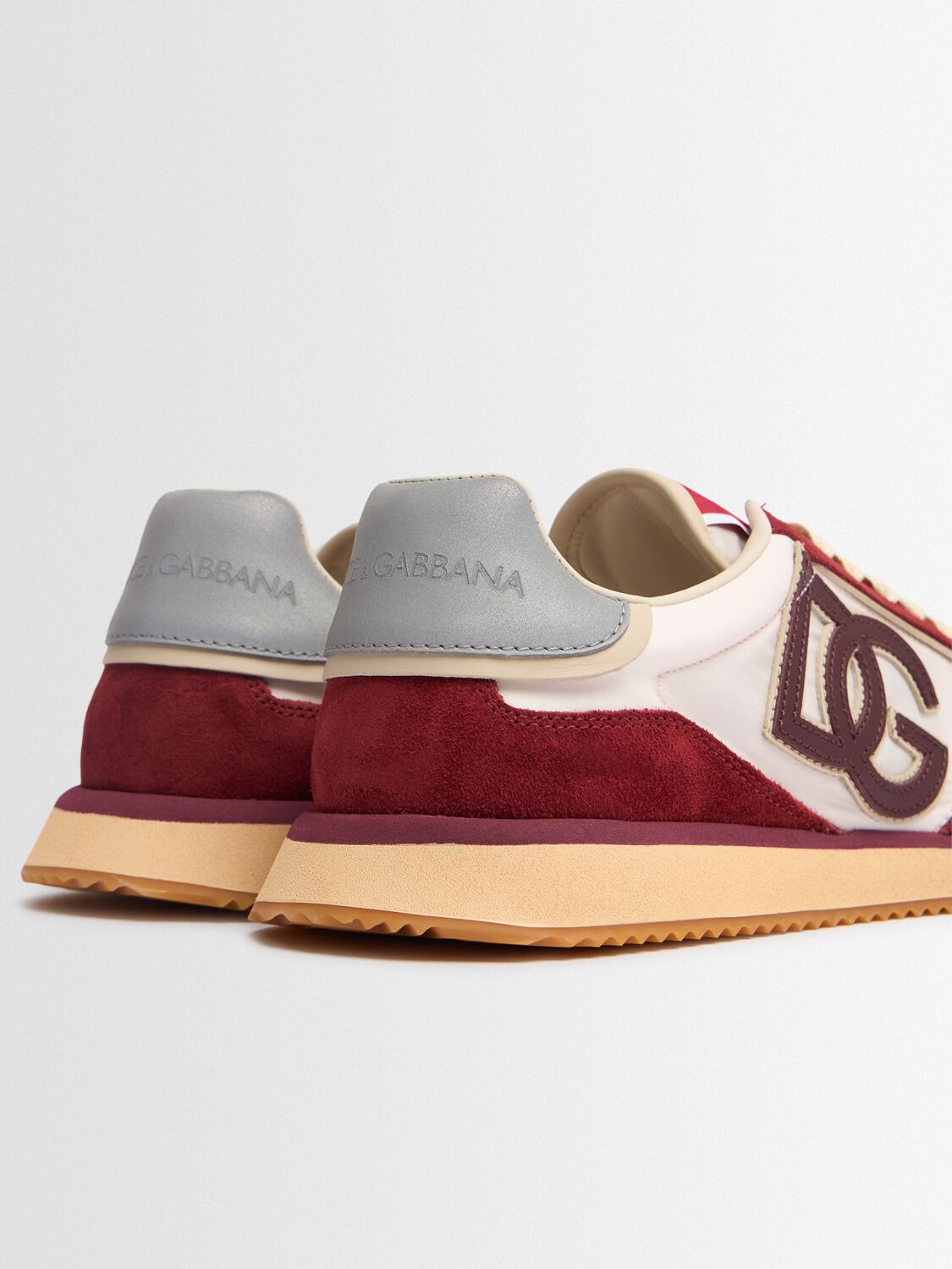 Dolce & Gabbana Aria Nylon Lace-up Sneakers