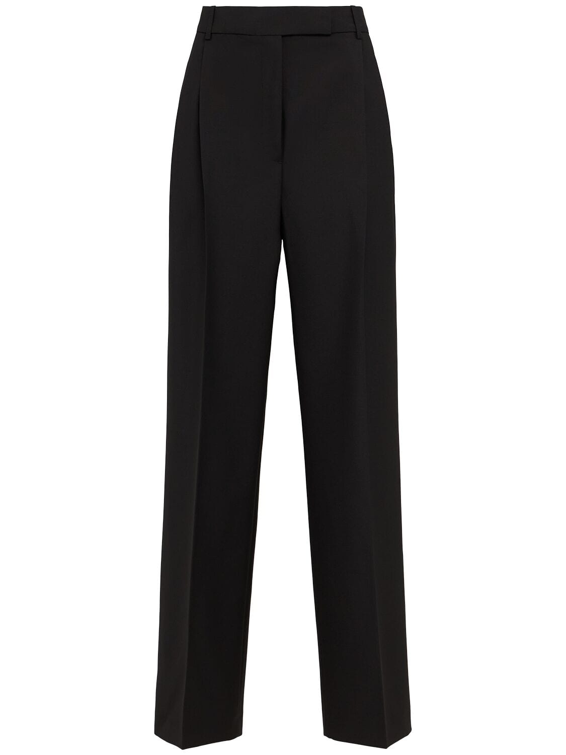 Tailored Mid-waist Flared Pants